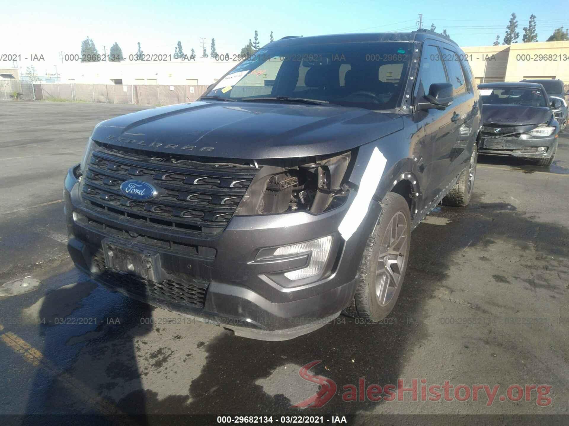 1FM5K8GT2GGB42300 2016 FORD EXPLORER