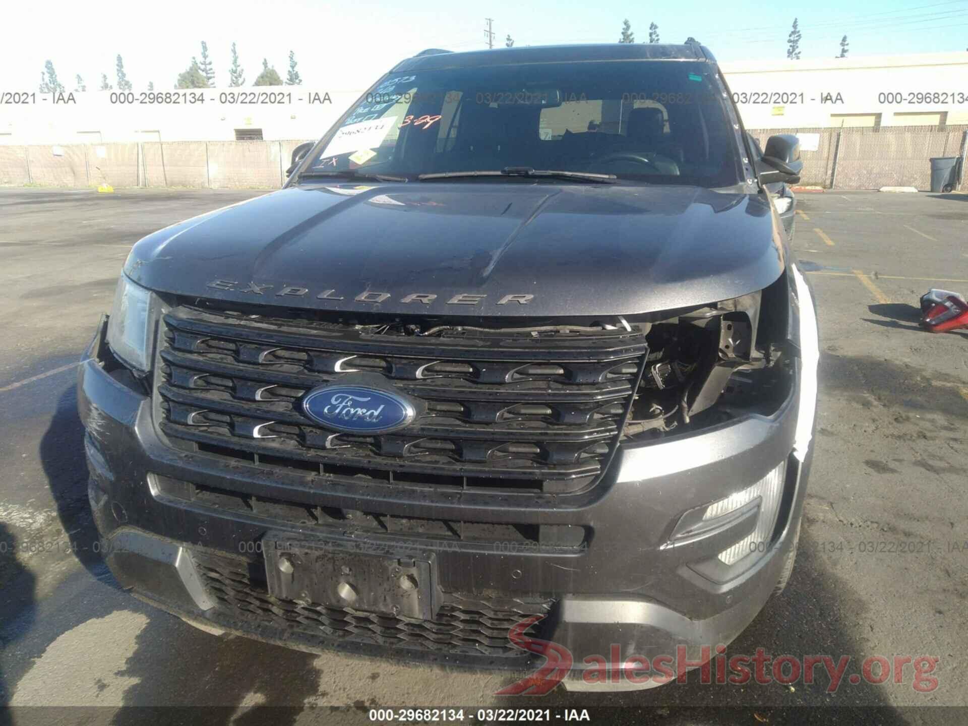 1FM5K8GT2GGB42300 2016 FORD EXPLORER