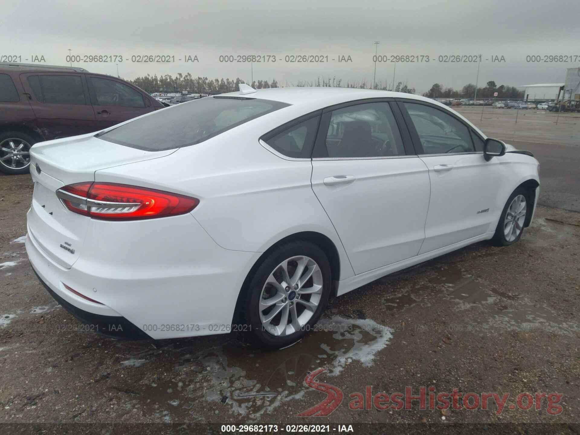 3FA6P0LU9KR110266 2019 FORD FUSION HYBRID