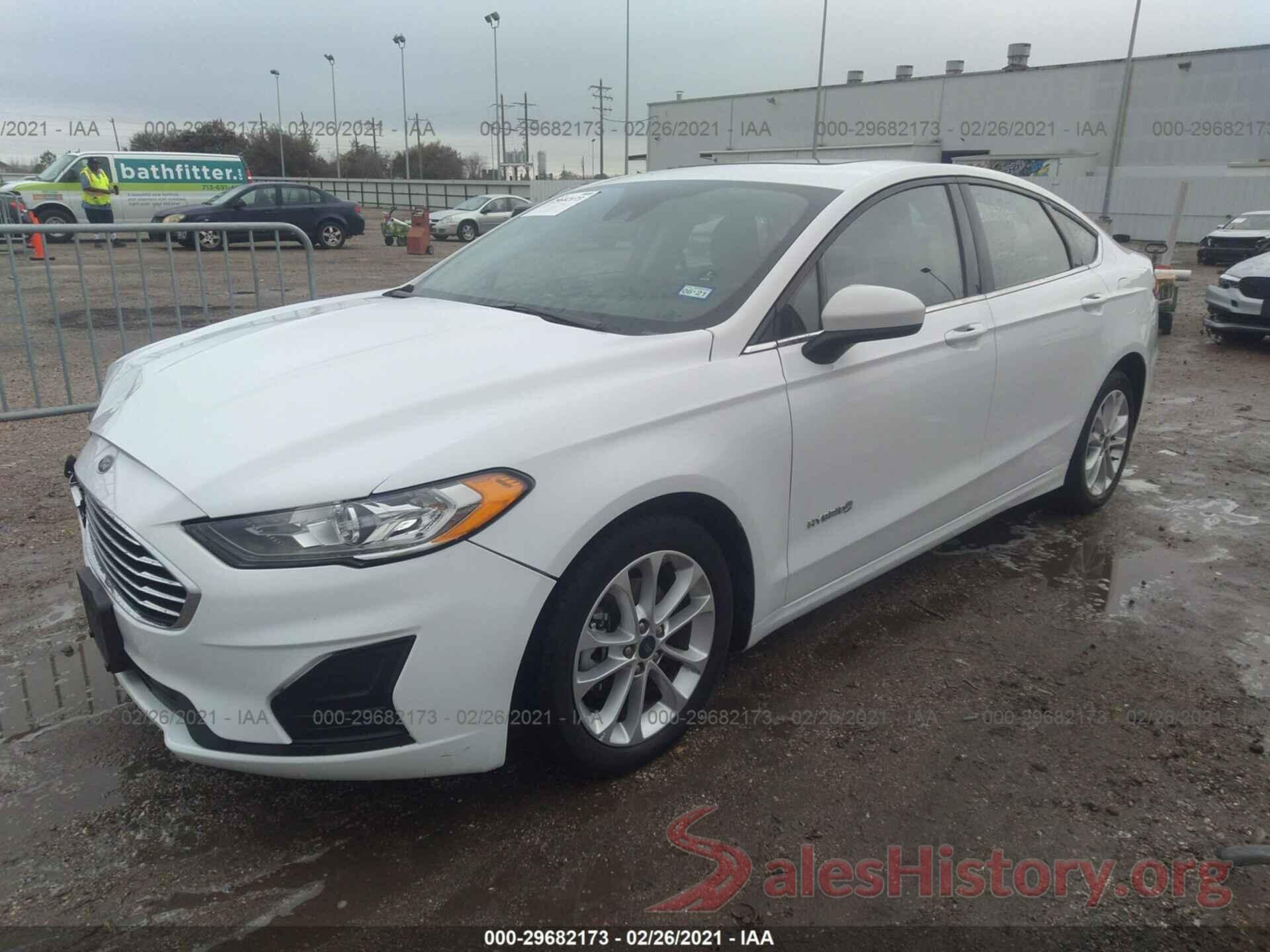 3FA6P0LU9KR110266 2019 FORD FUSION HYBRID