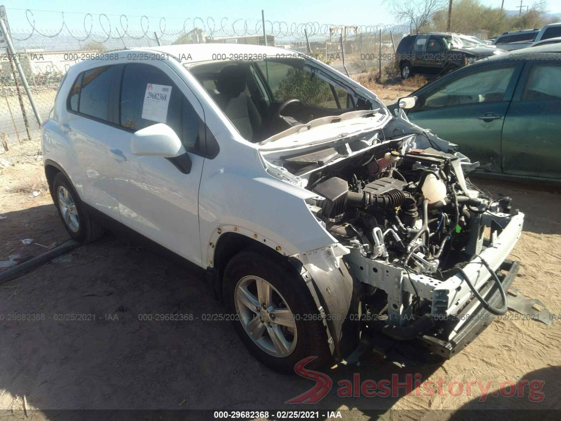 KL7CJKSB5LB062620 2020 CHEVROLET TRAX