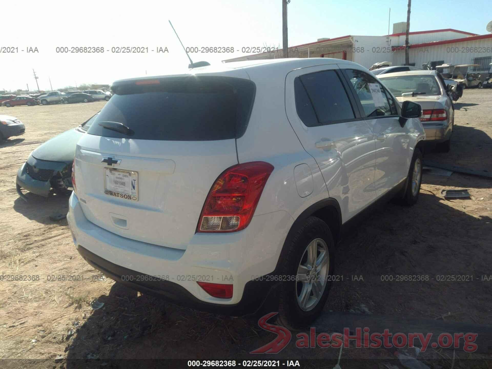 KL7CJKSB5LB062620 2020 CHEVROLET TRAX