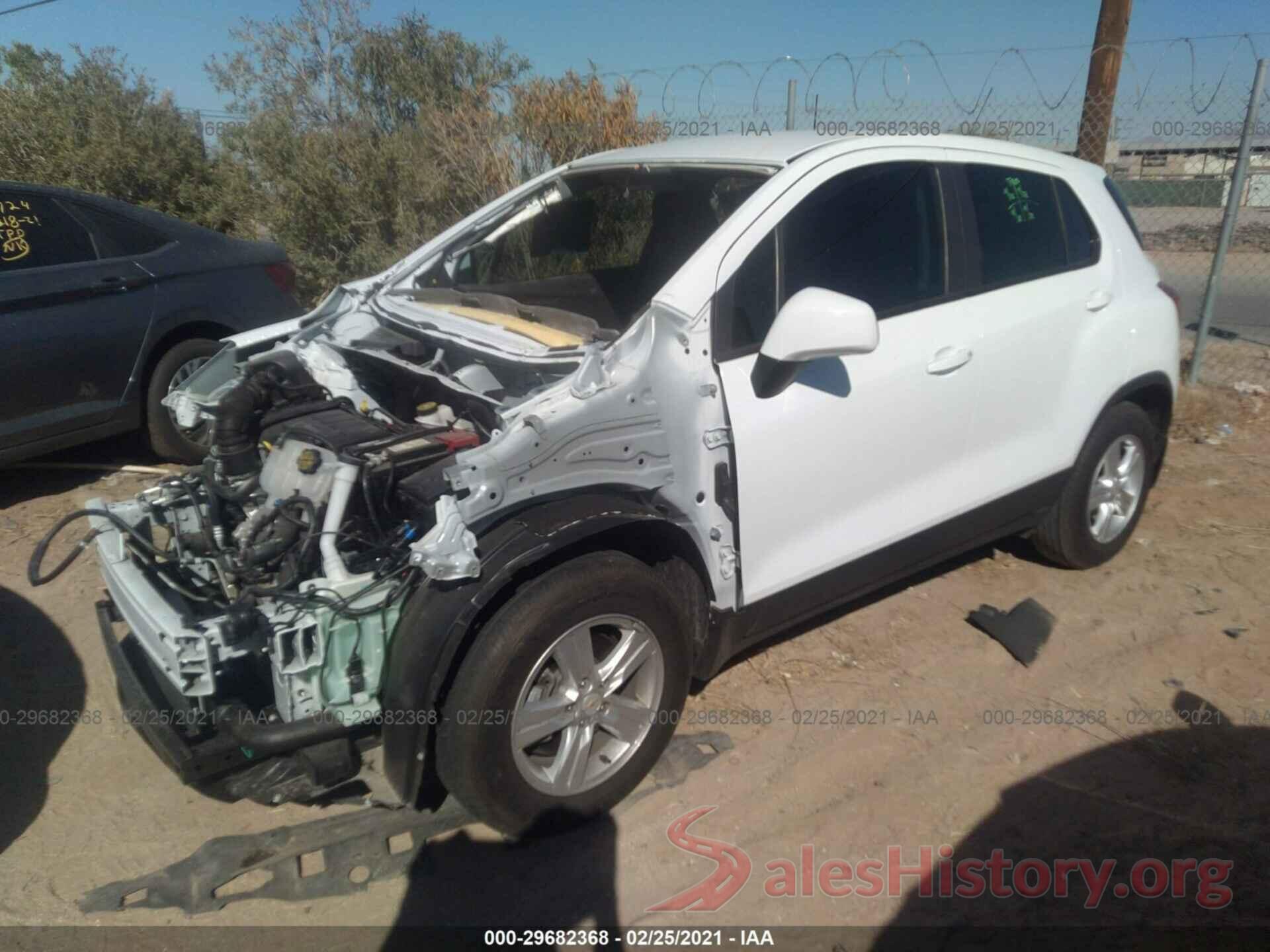 KL7CJKSB5LB062620 2020 CHEVROLET TRAX