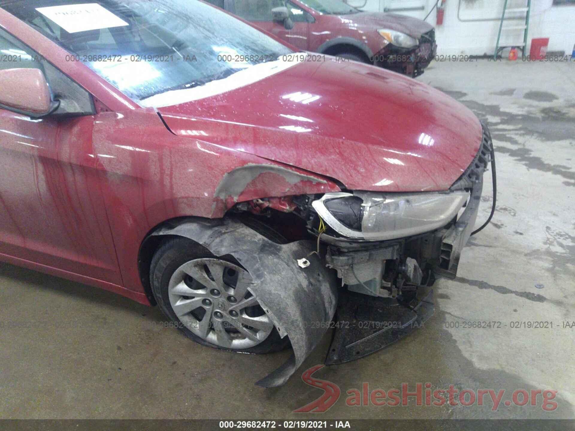 KMHD74LF3HU210306 2017 HYUNDAI ELANTRA