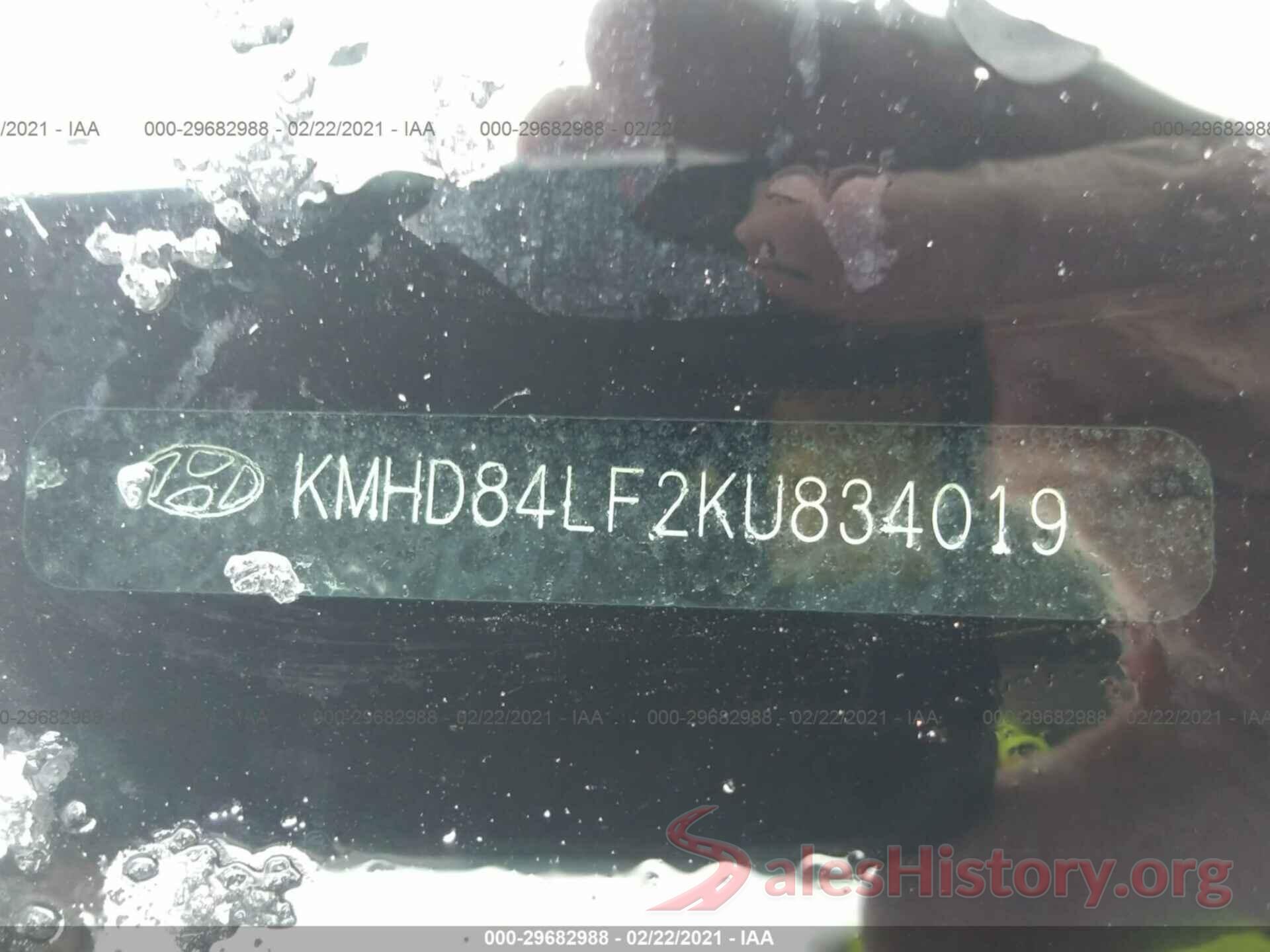 KMHD84LF2KU834019 2019 HYUNDAI ELANTRA