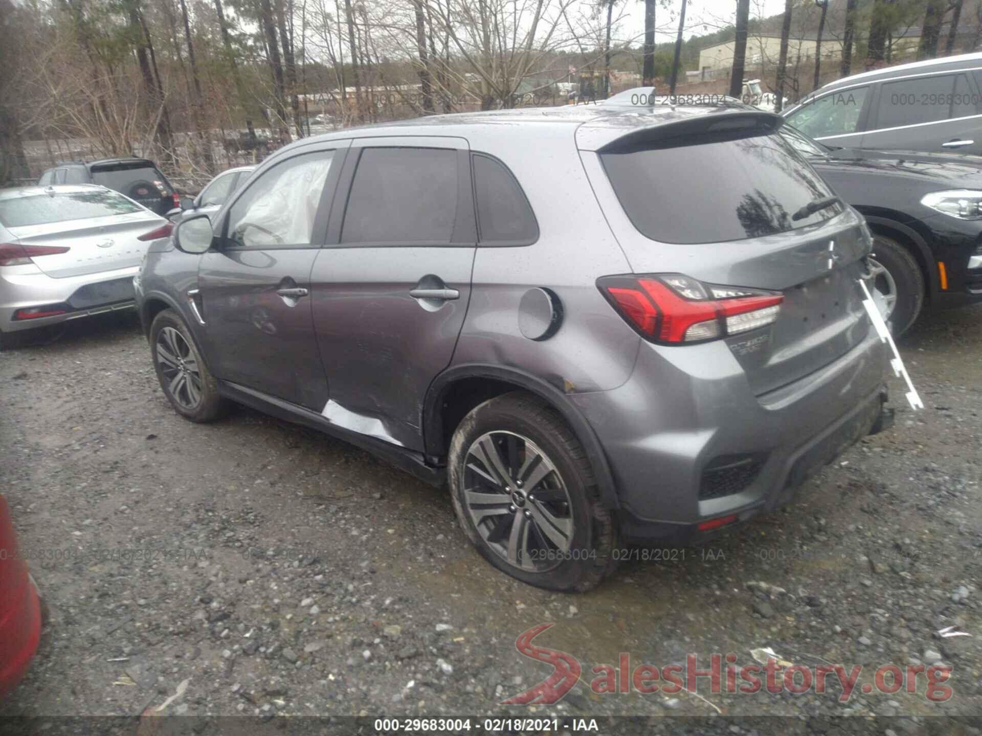 JA4AR3AU3LU017167 2020 MITSUBISHI OUTLANDER SPORT