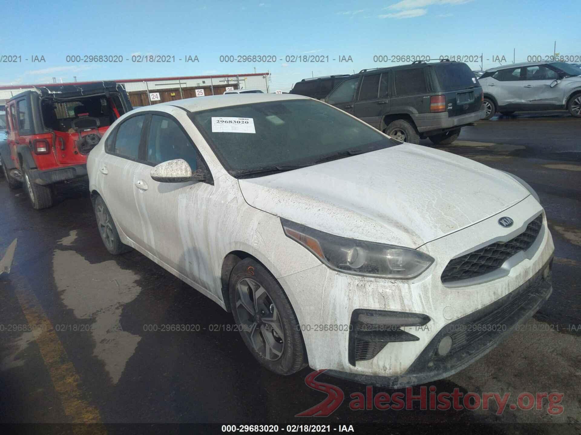 3KPF24AD1LE207764 2020 KIA FORTE