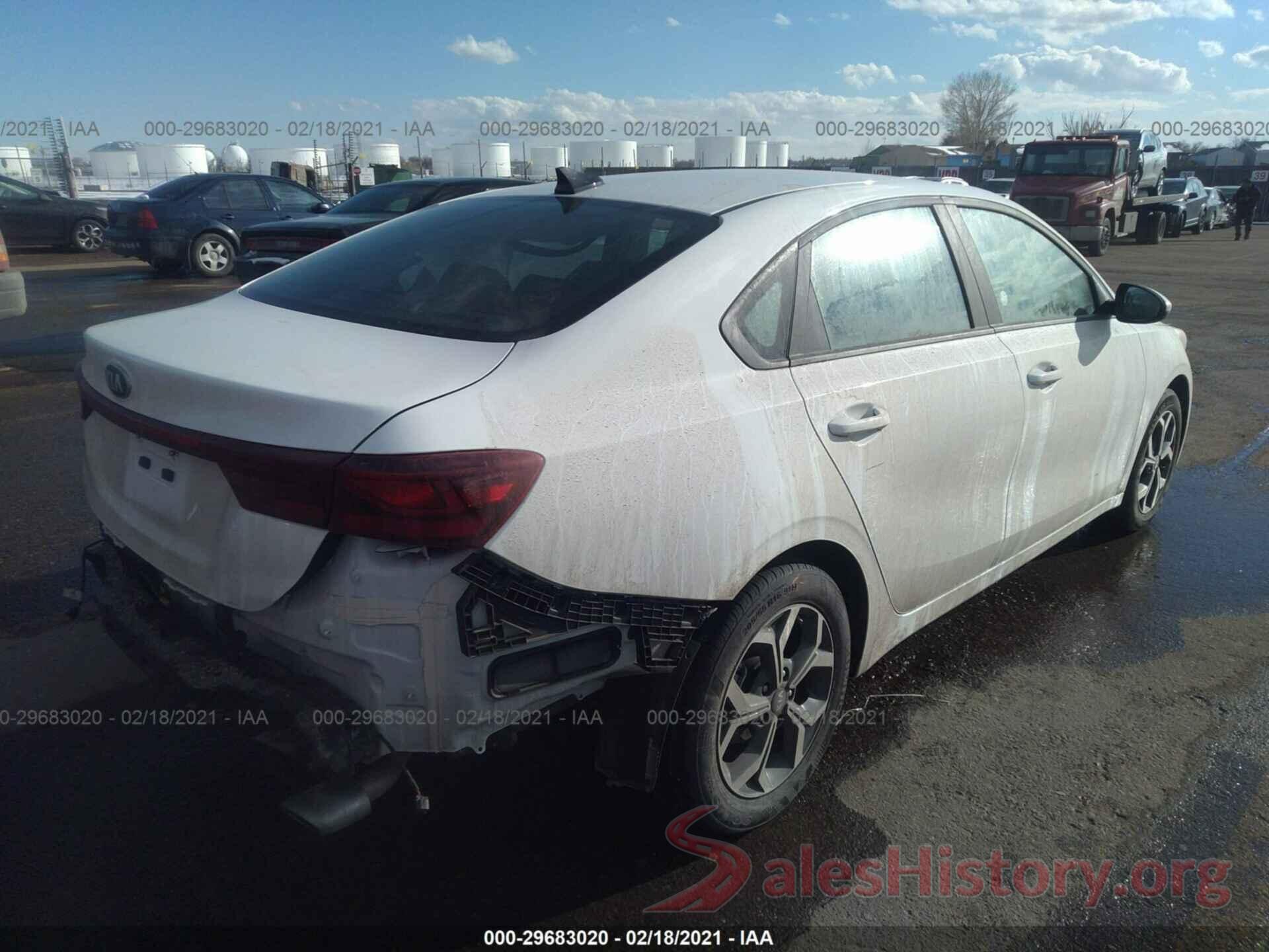 3KPF24AD1LE207764 2020 KIA FORTE