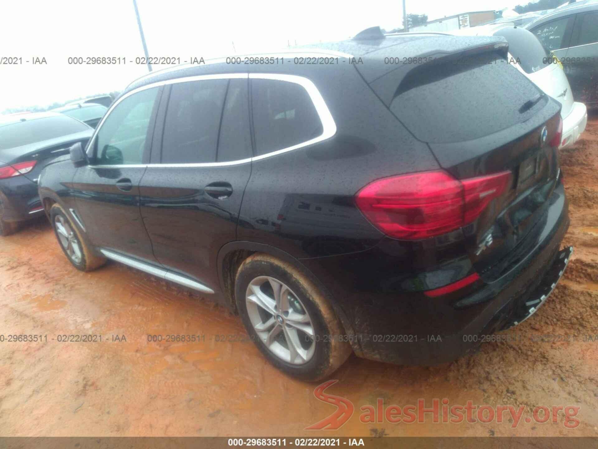 5UXTR7C50KLF29535 2019 BMW X3