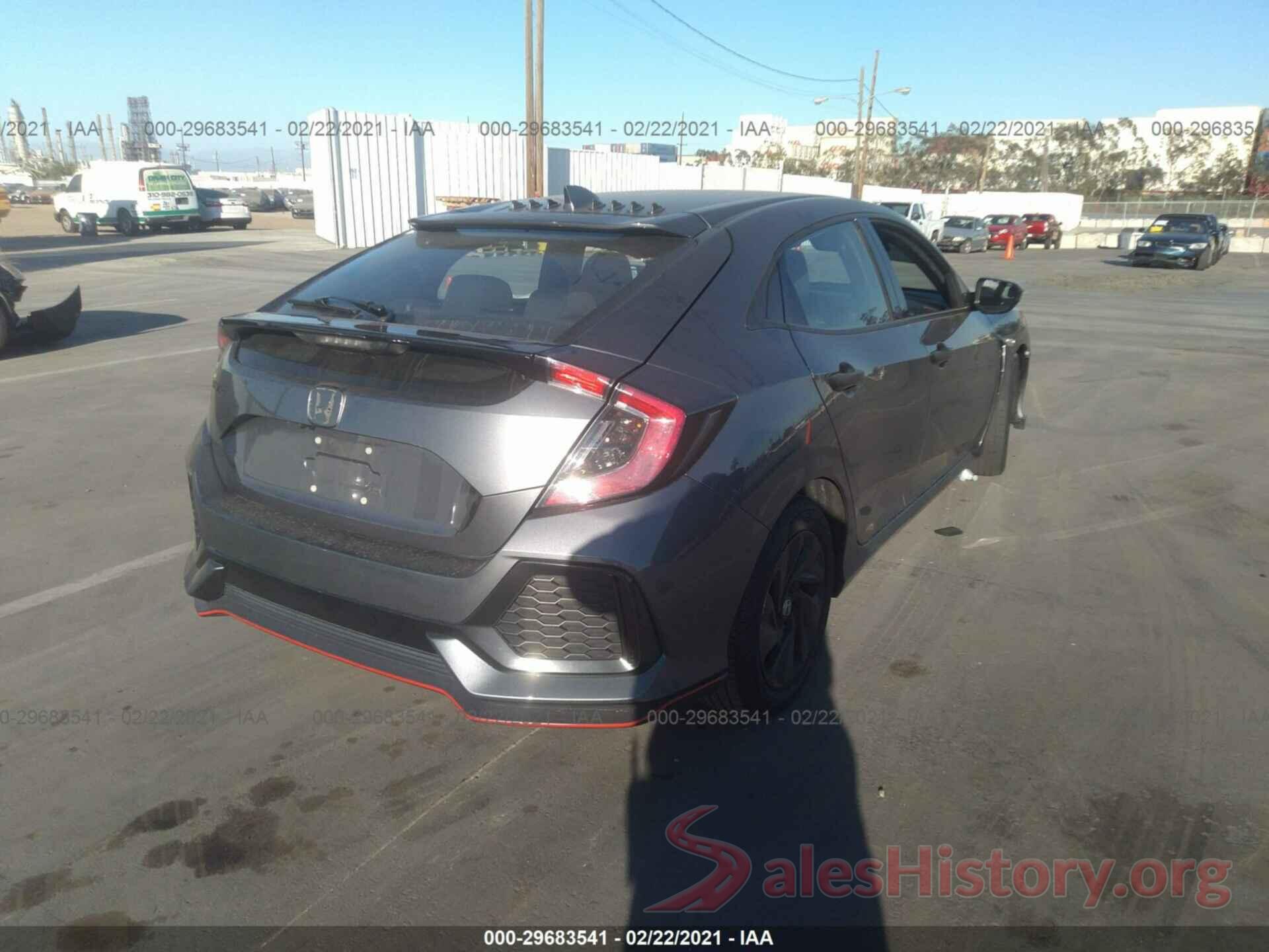 SHHFK7H26HU429447 2017 HONDA CIVIC HATCHBACK