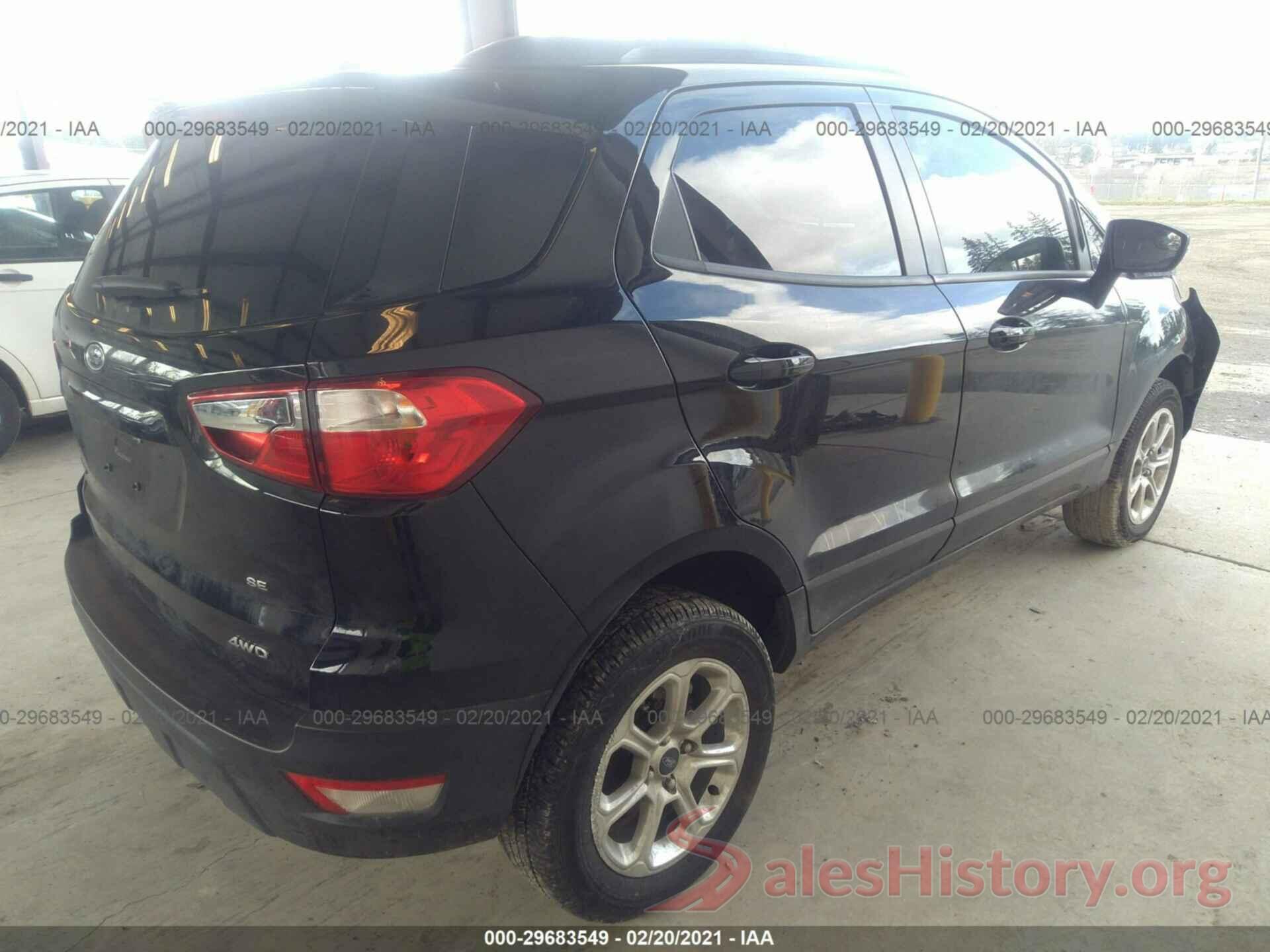 MAJ6S3GLXKC279969 2019 FORD ECOSPORT