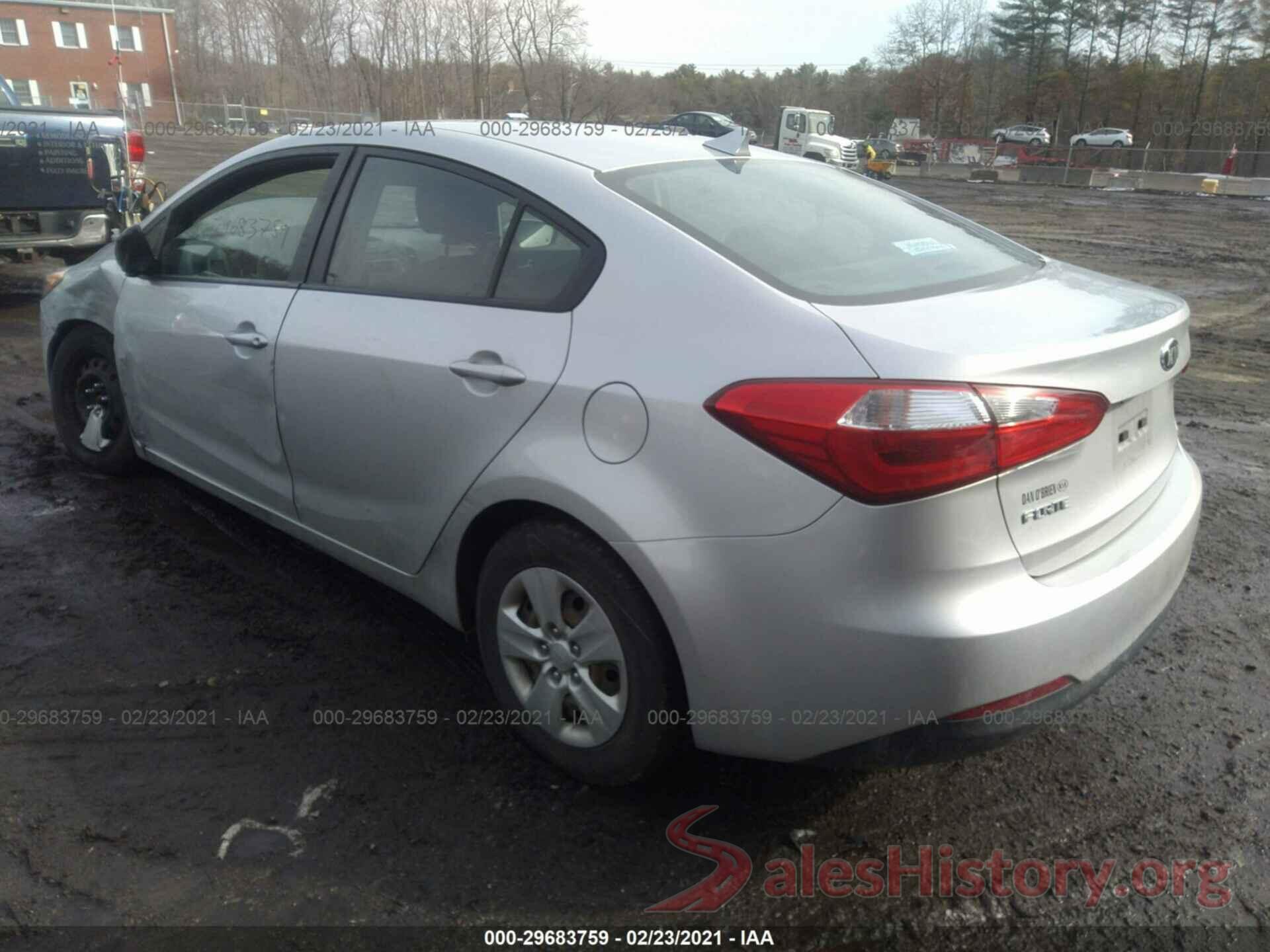 KNAFK4A60G5485815 2016 KIA FORTE