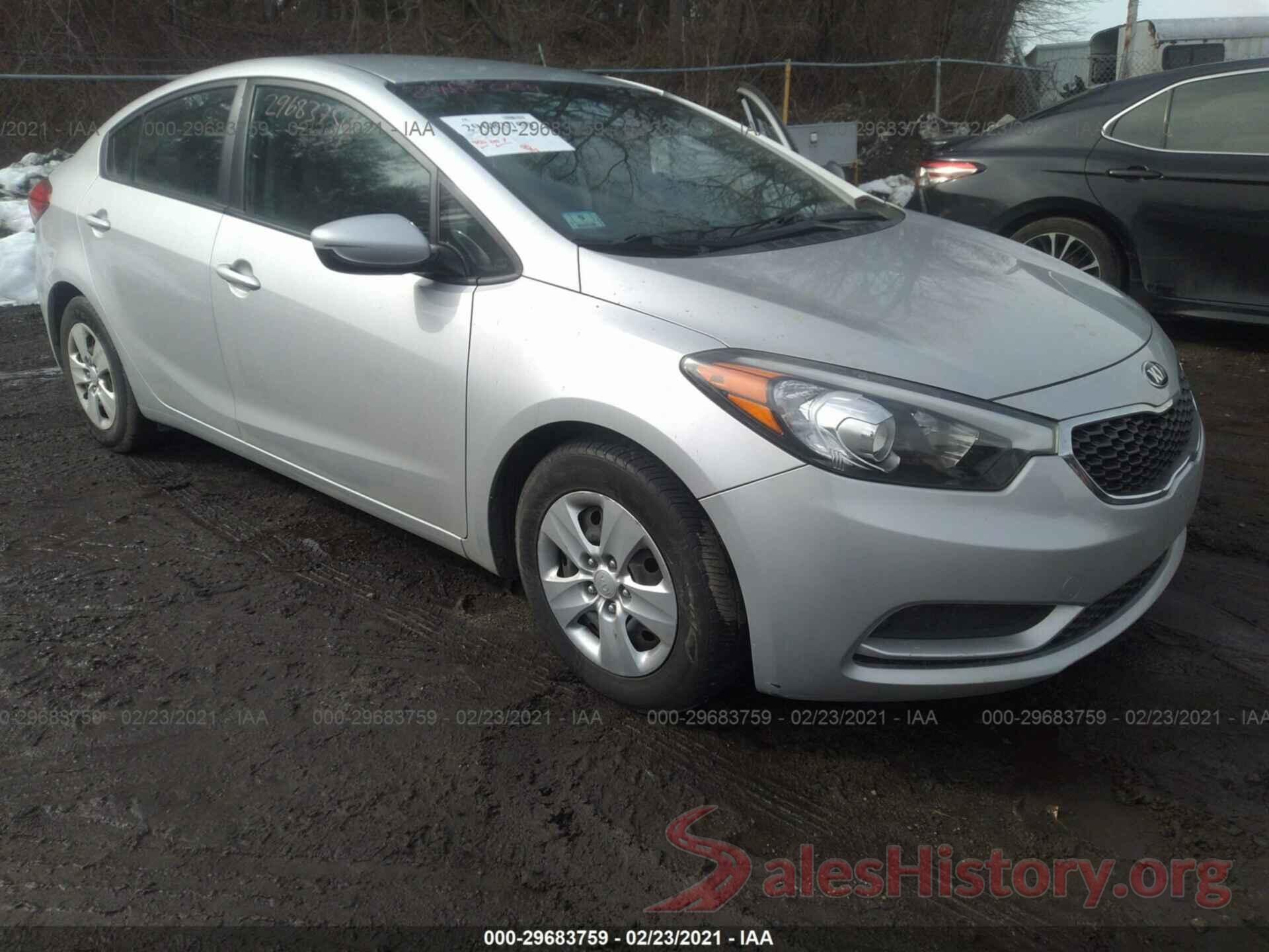 KNAFK4A60G5485815 2016 KIA FORTE