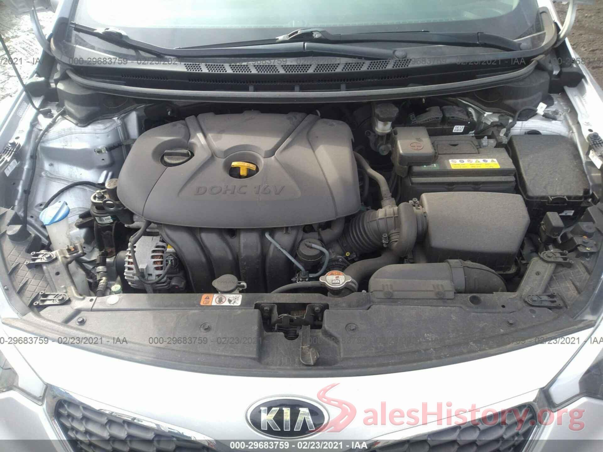 KNAFK4A60G5485815 2016 KIA FORTE