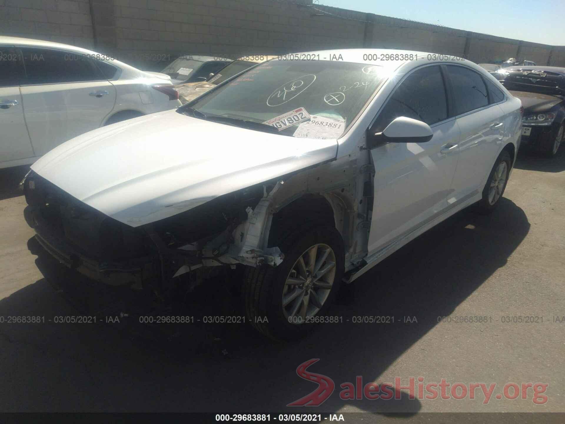 5NPE24AF8KH794066 2019 HYUNDAI SONATA