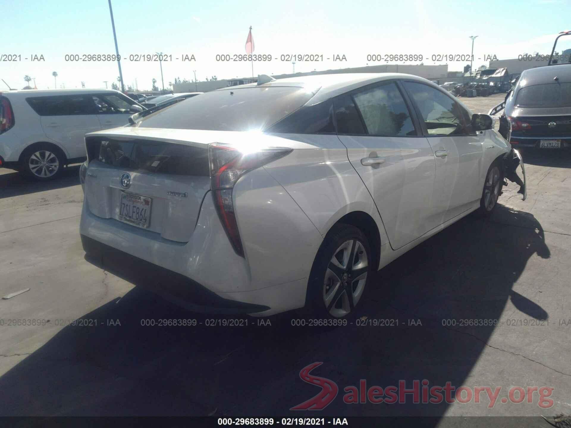 JTDKARFU2H3030244 2017 TOYOTA PRIUS