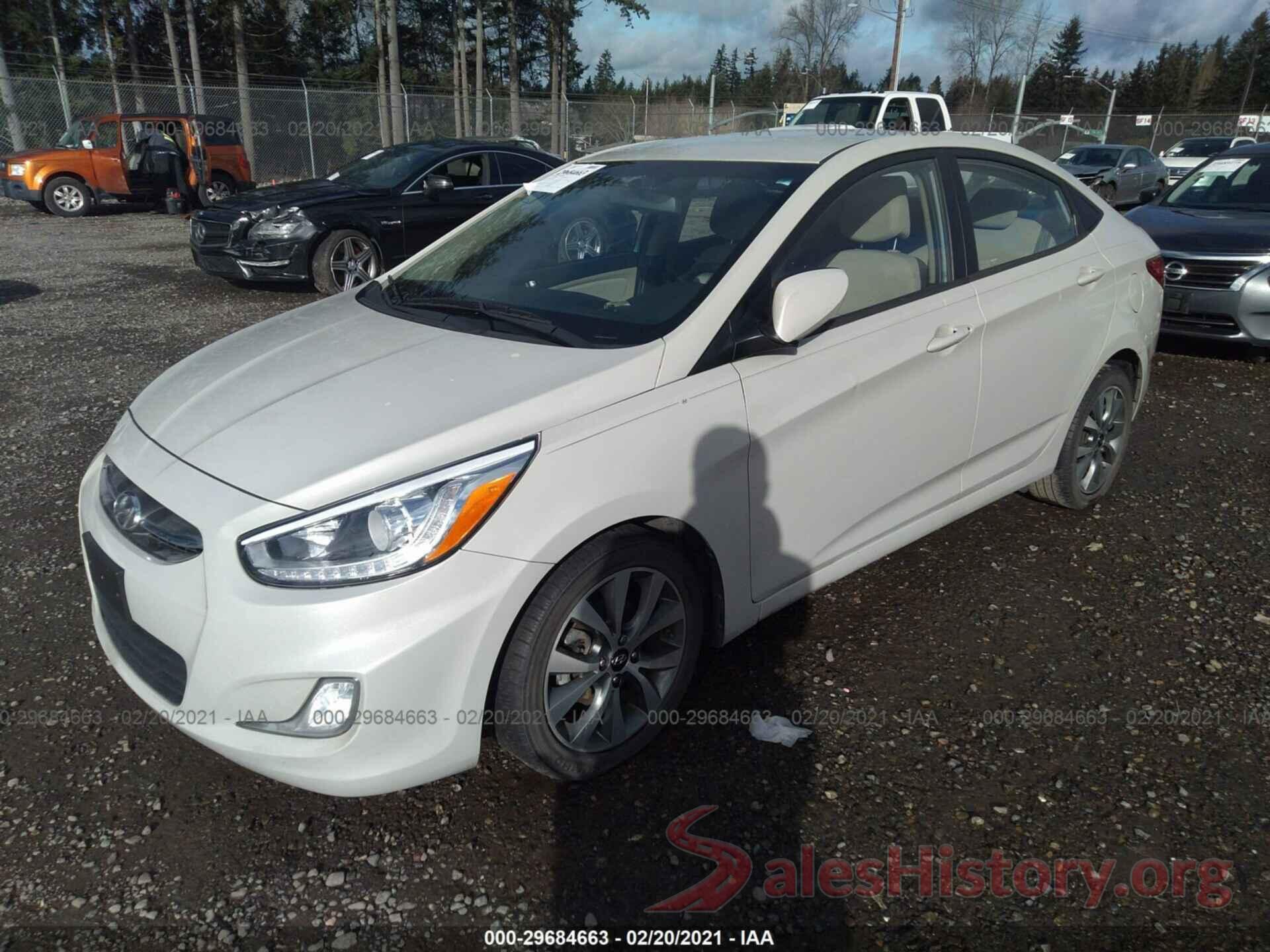 KMHCU4AE5GU079408 2016 HYUNDAI ACCENT