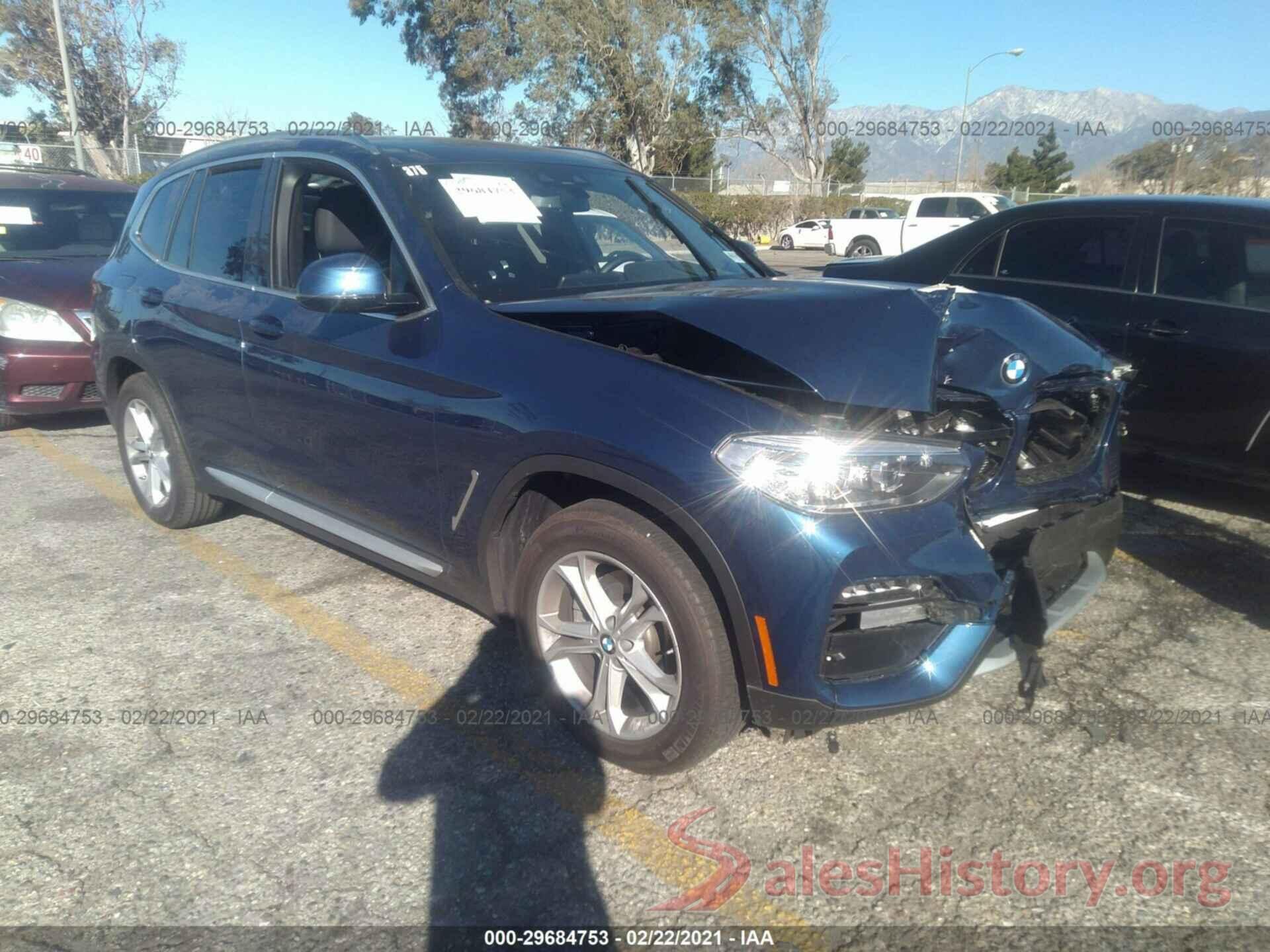 5UXTY3C07M9E10557 2021 BMW X3