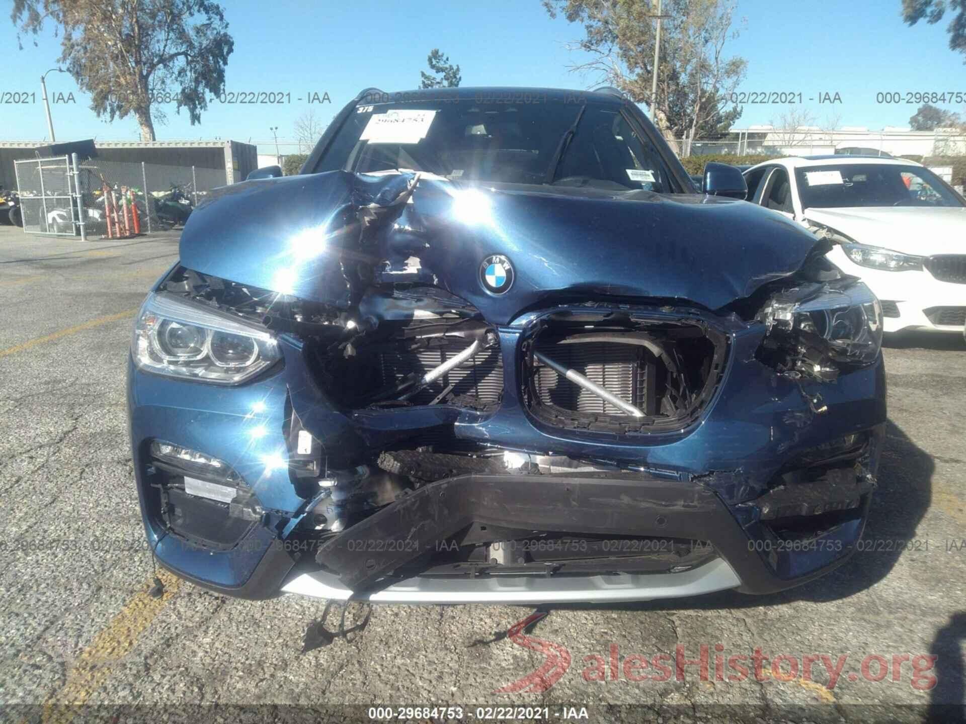 5UXTY3C07M9E10557 2021 BMW X3