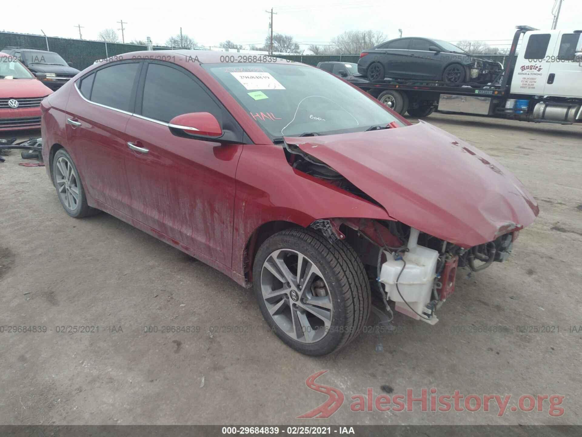 KMHD84LF7HU065414 2017 HYUNDAI ELANTRA