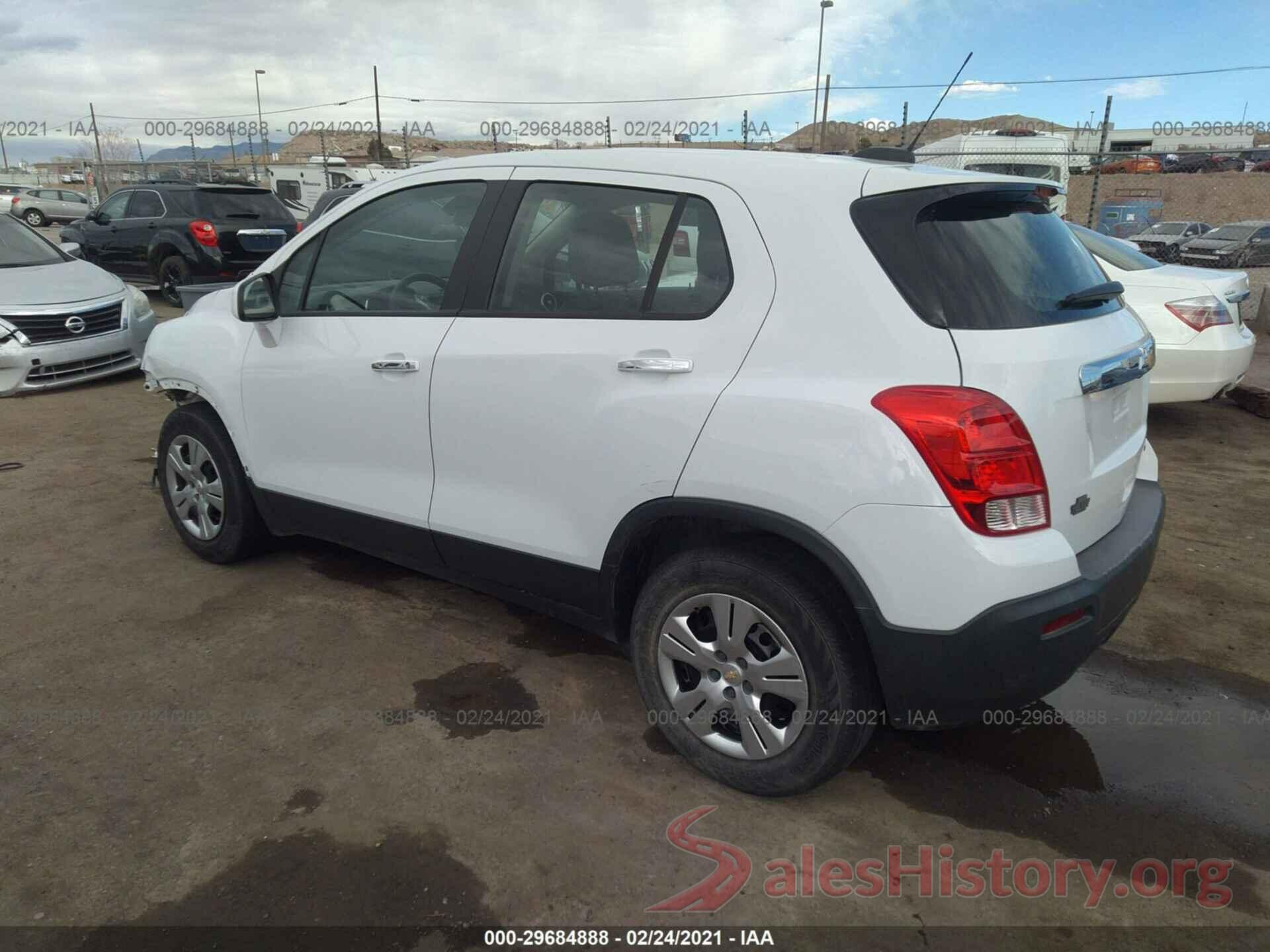 3GNCJKSB3GL168174 2016 CHEVROLET TRAX