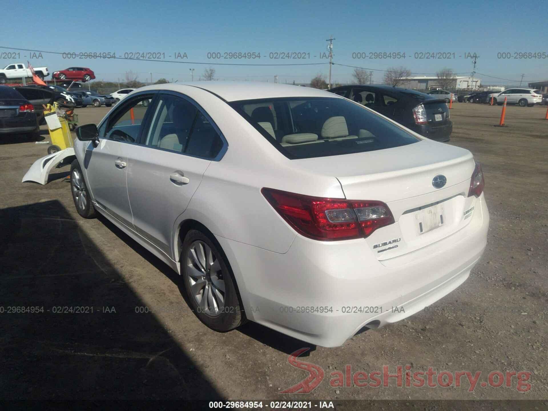 4S3BNAB67H3020502 2017 SUBARU LEGACY