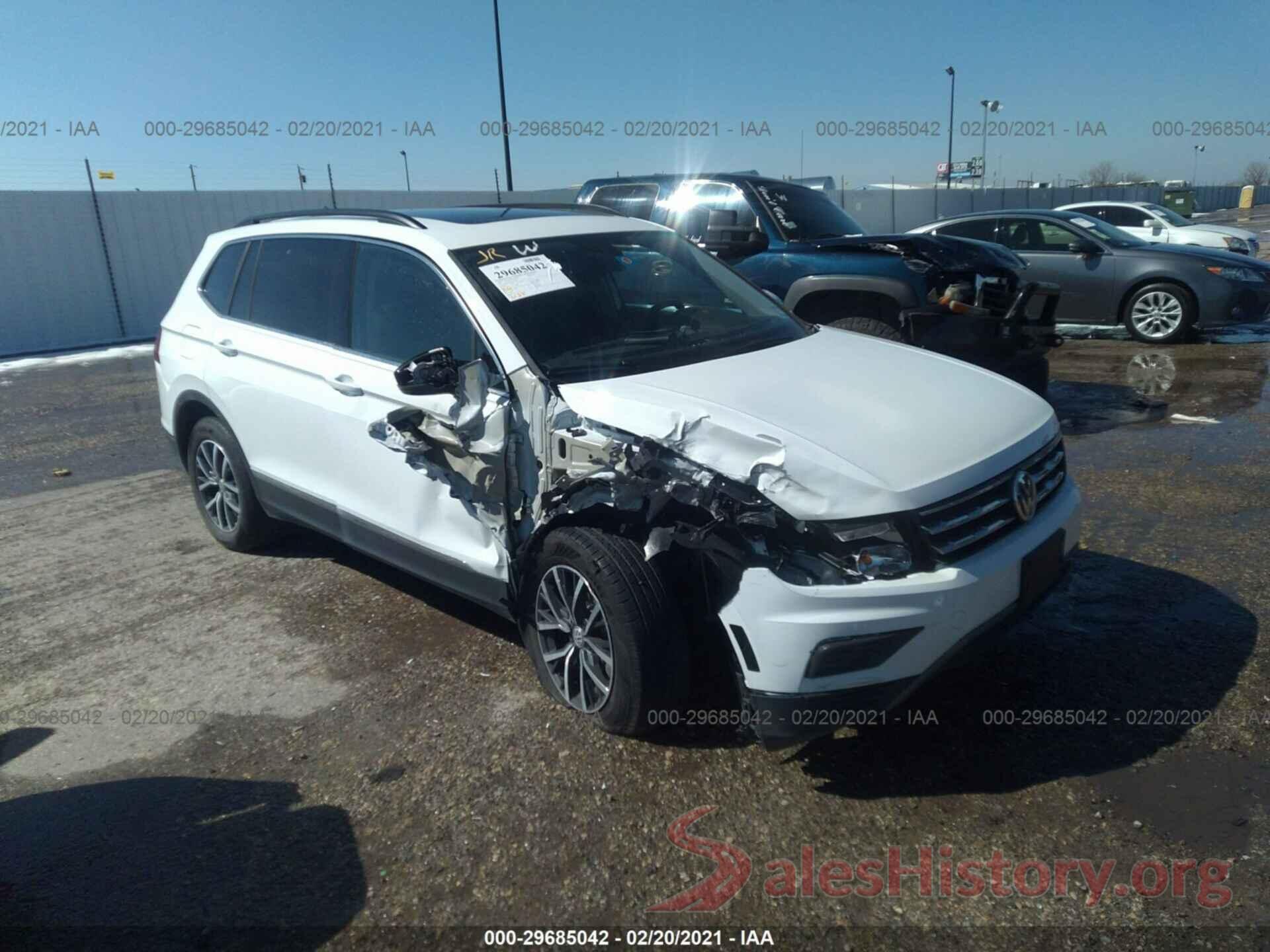 3VV3B7AX7LM143610 2020 VOLKSWAGEN TIGUAN