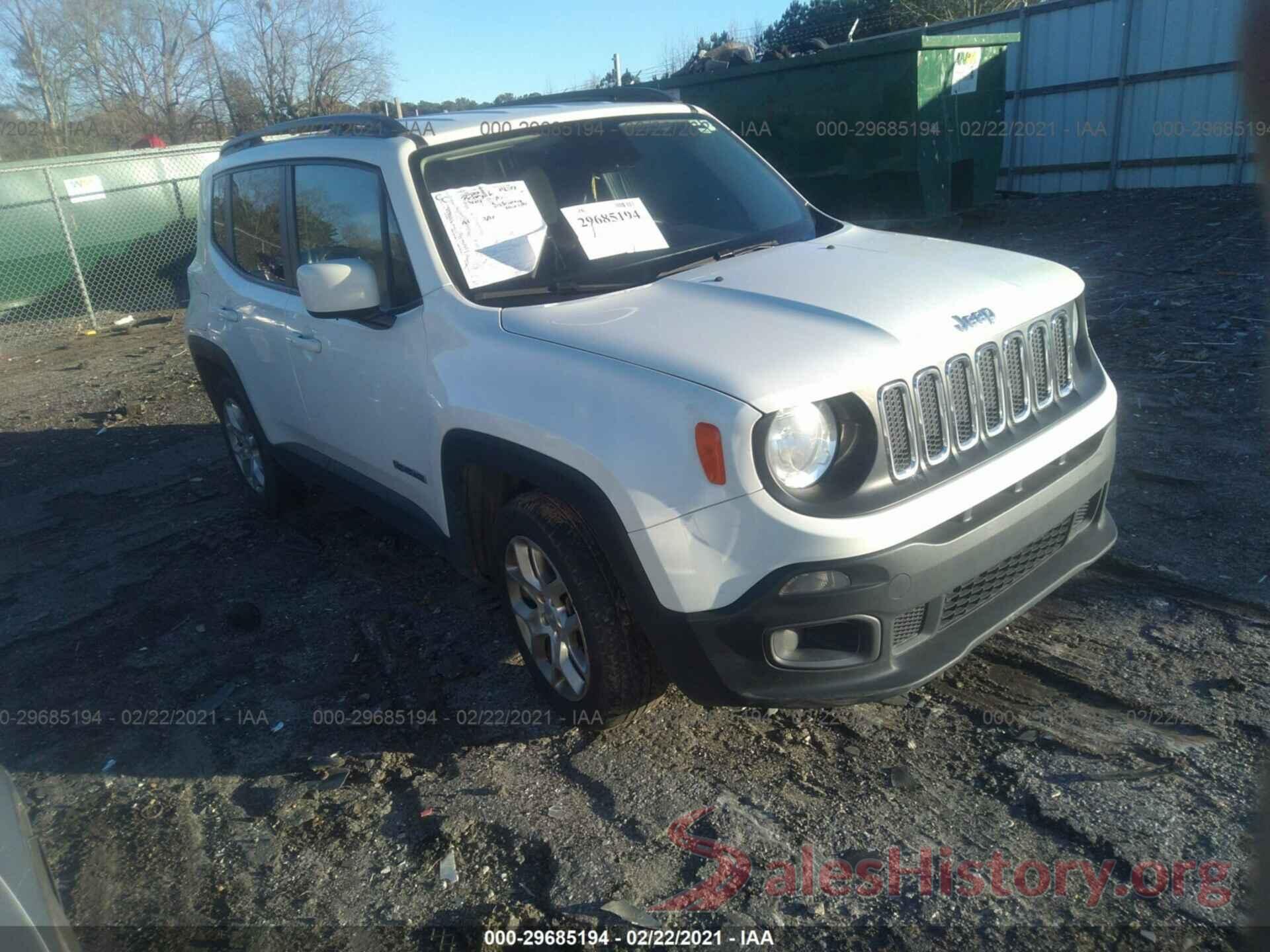 ZACCJABB5HPG64492 2017 JEEP RENEGADE