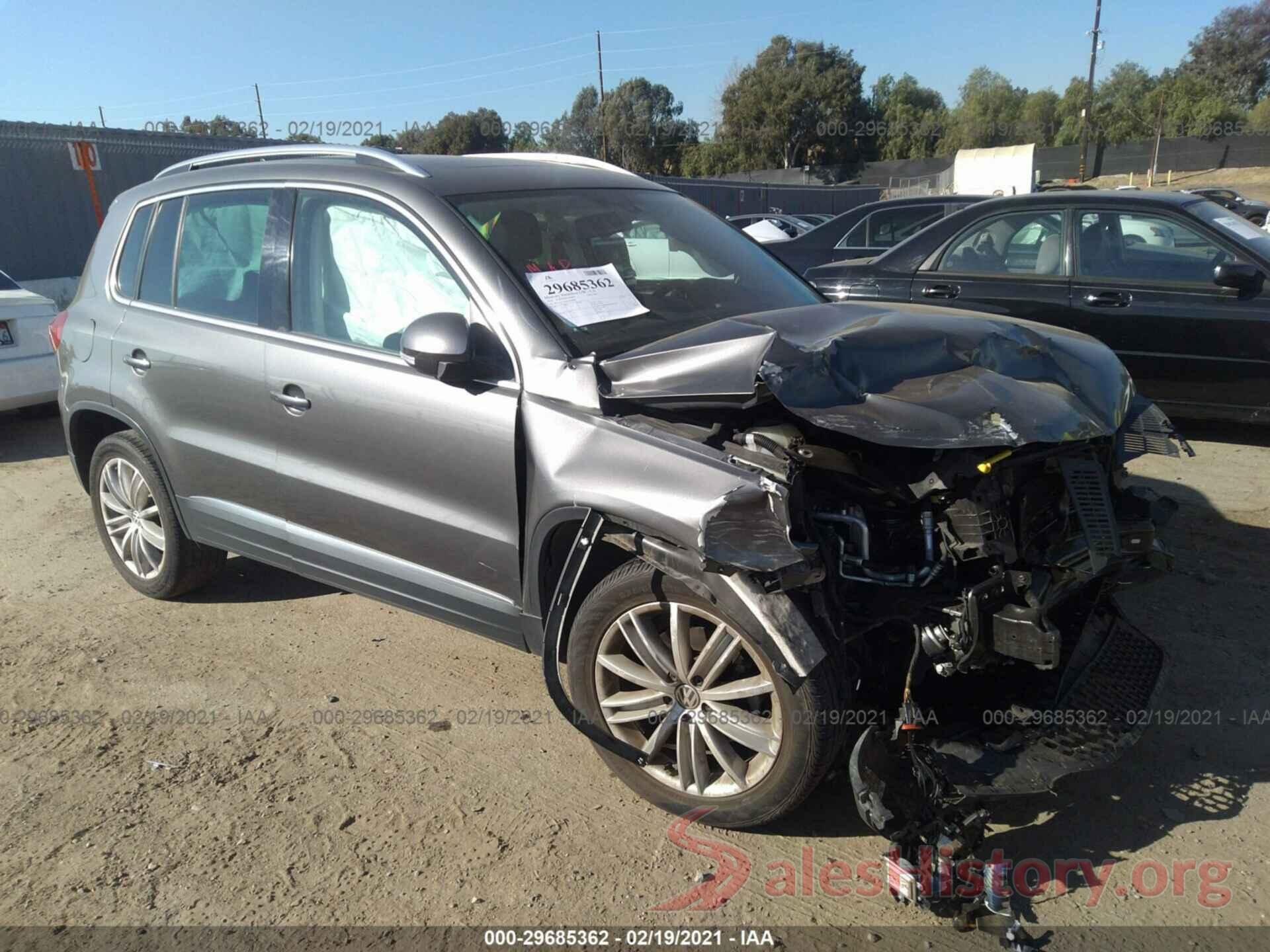 WVGAV7AX6GW580089 2016 VOLKSWAGEN TIGUAN