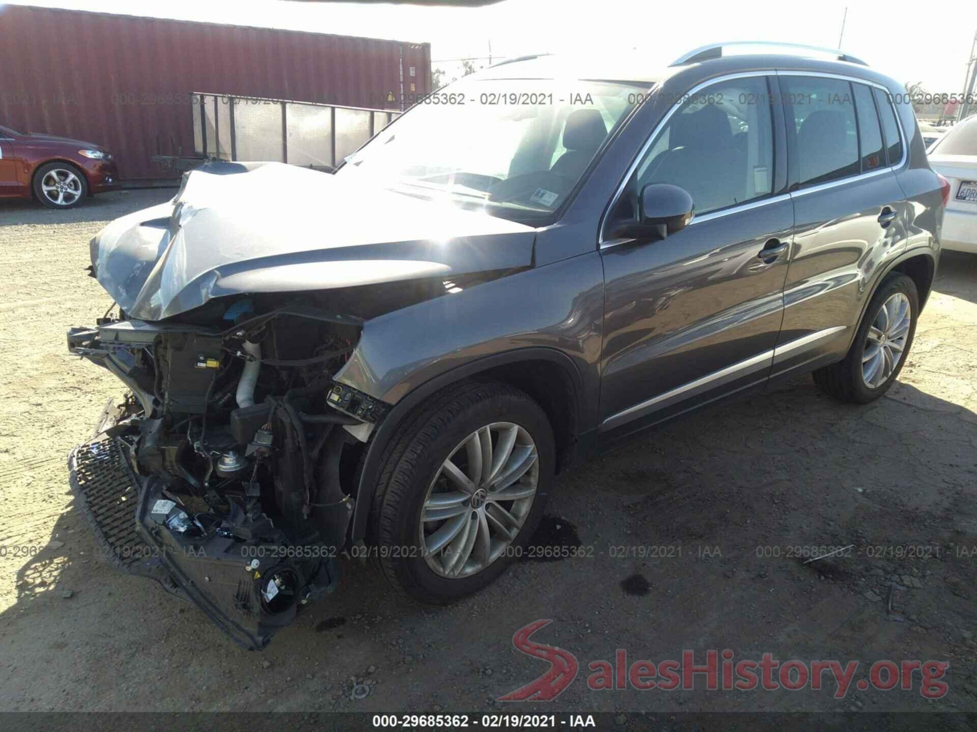 WVGAV7AX6GW580089 2016 VOLKSWAGEN TIGUAN