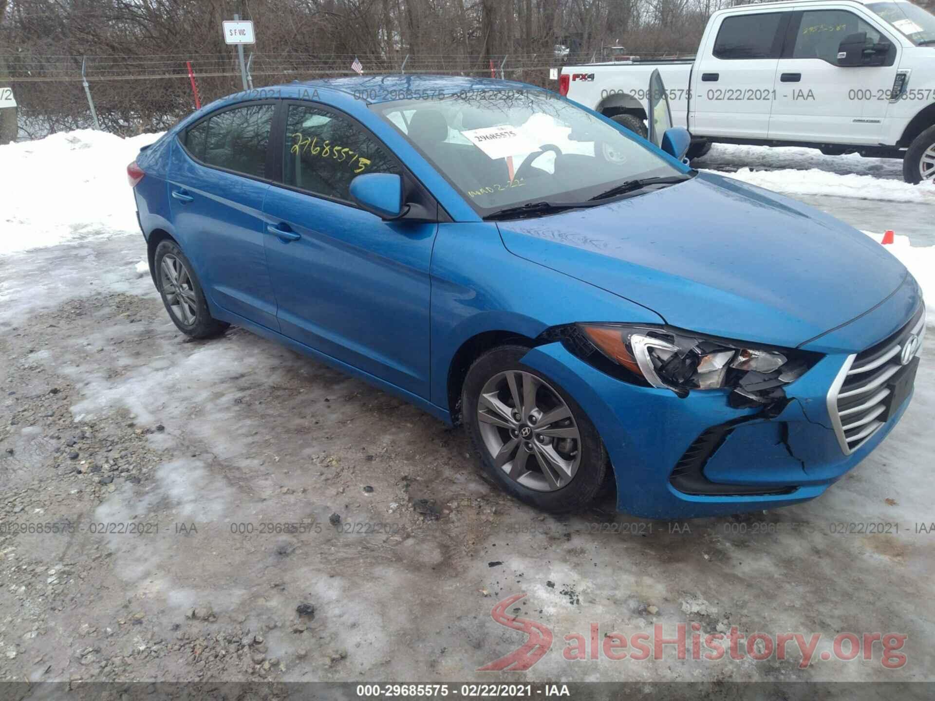 5NPD84LF3HH051783 2017 HYUNDAI ELANTRA