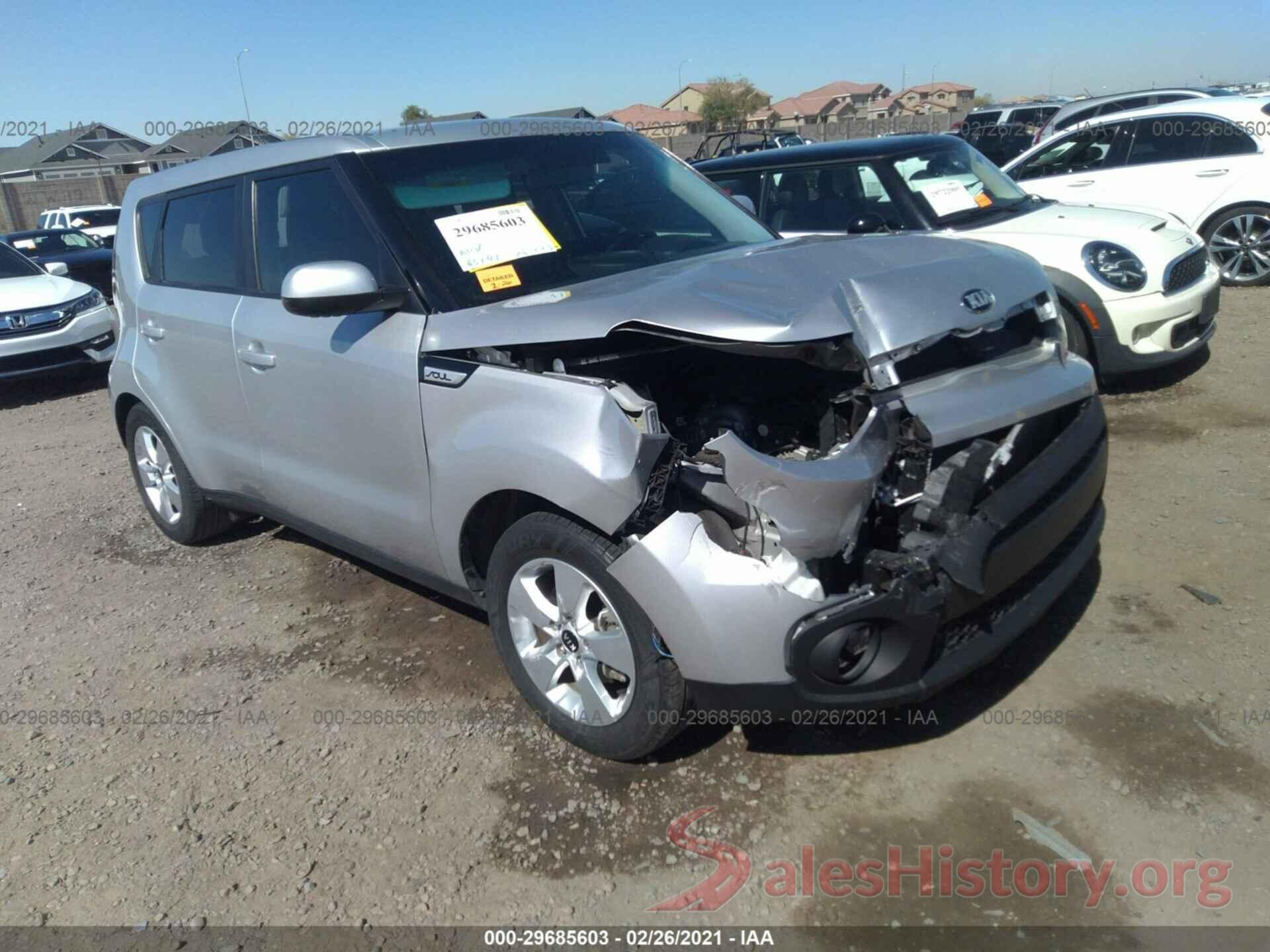 KNDJN2A24K7691318 2019 KIA SOUL