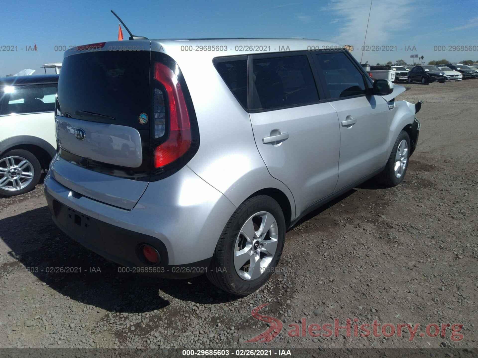 KNDJN2A24K7691318 2019 KIA SOUL