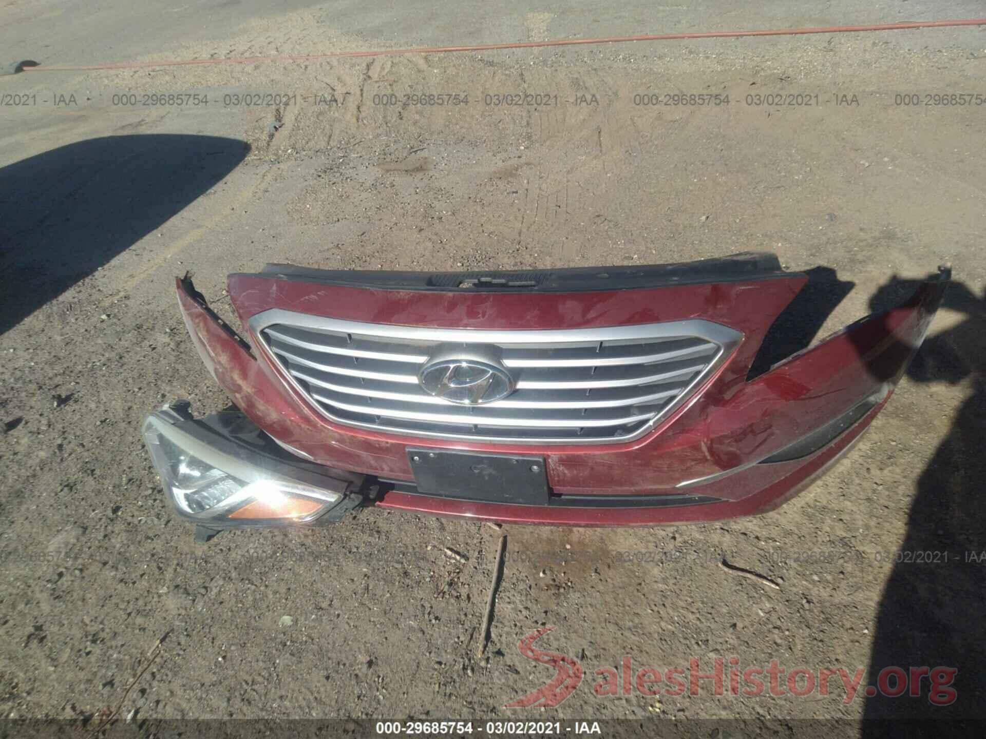 5NPE24AF8GH325499 2016 HYUNDAI SONATA