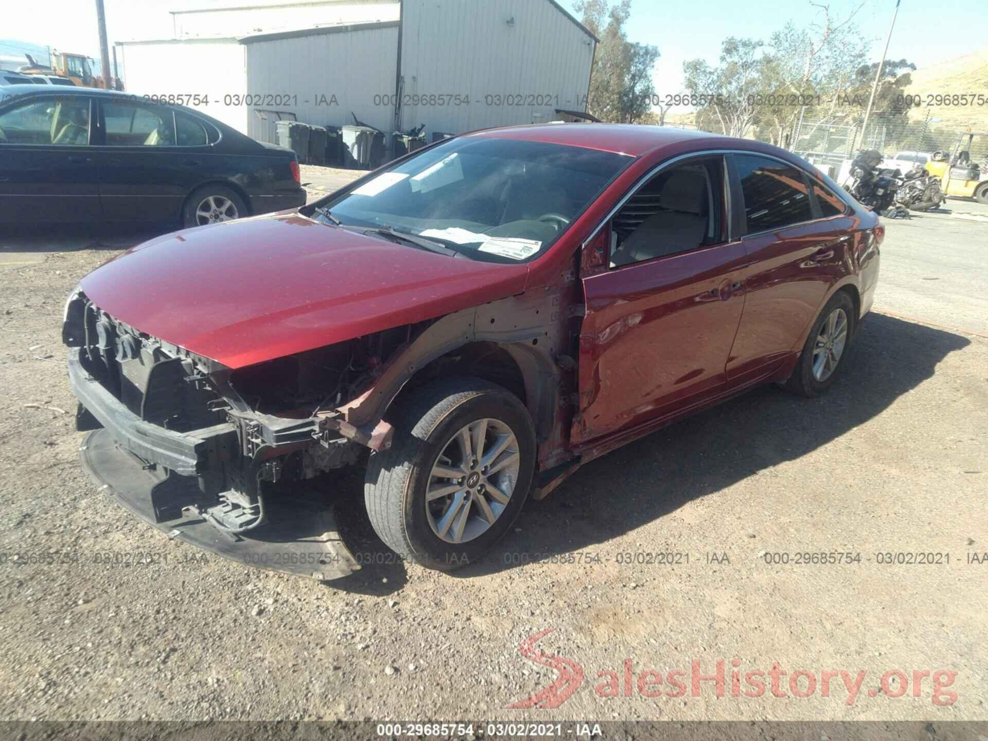 5NPE24AF8GH325499 2016 HYUNDAI SONATA