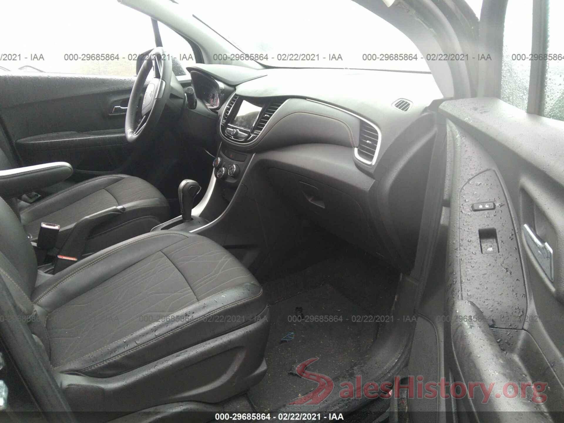 KL7CJLSB6KB910783 2019 CHEVROLET TRAX