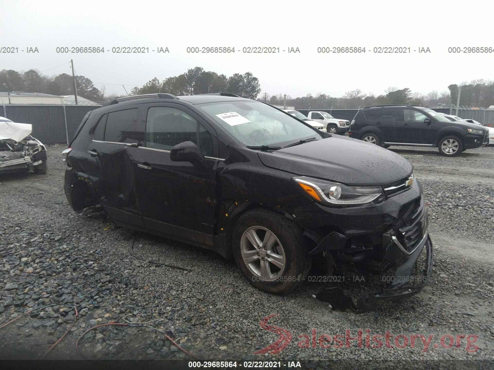 KL7CJLSB6KB910783 2019 CHEVROLET TRAX