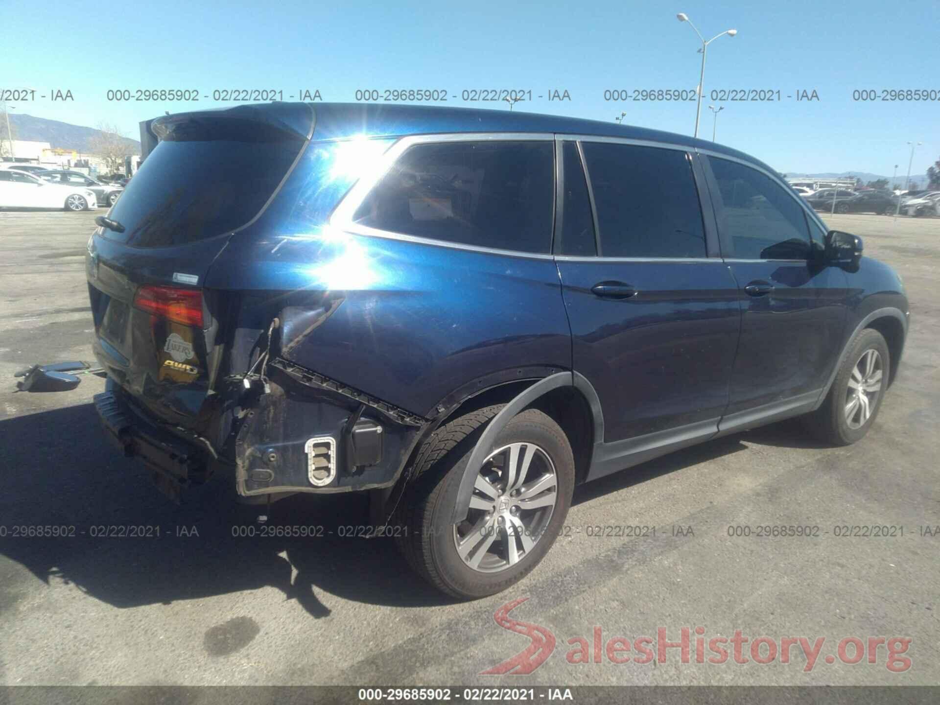 5FNYF6H42GB044671 2016 HONDA PILOT