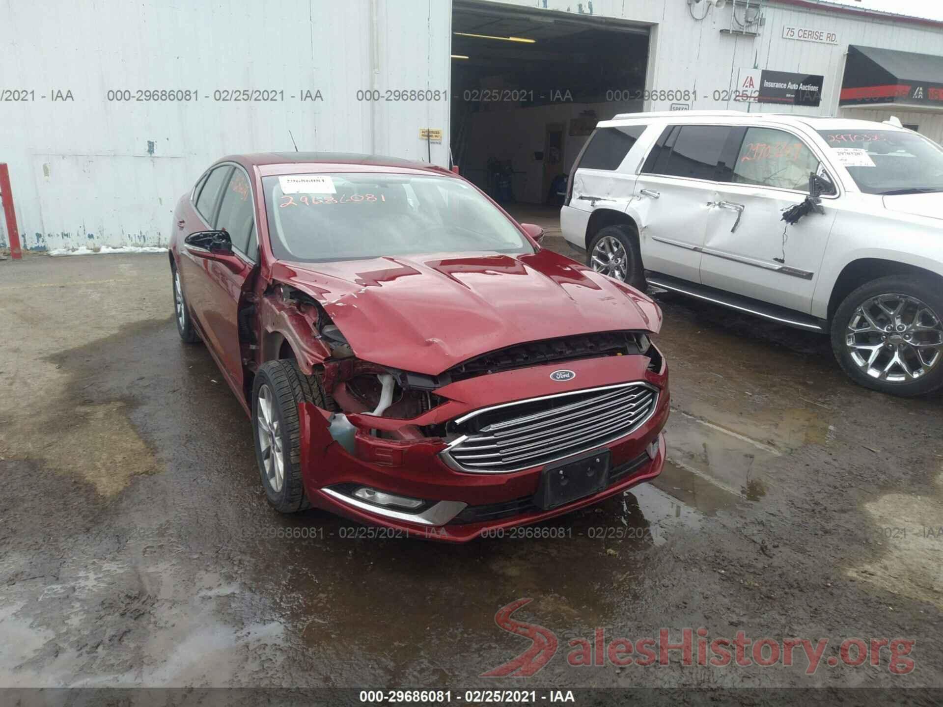 3FA6P0HD8HR305826 2017 FORD FUSION