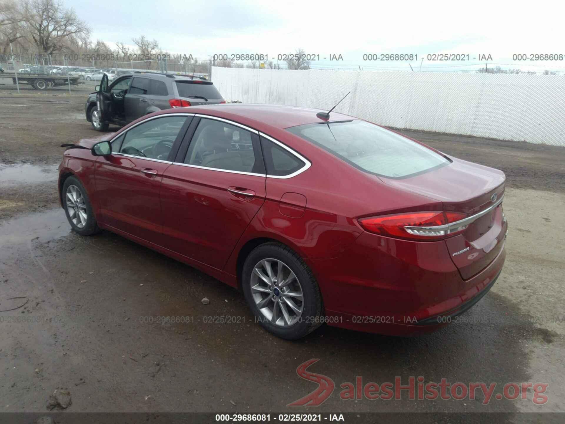 3FA6P0HD8HR305826 2017 FORD FUSION