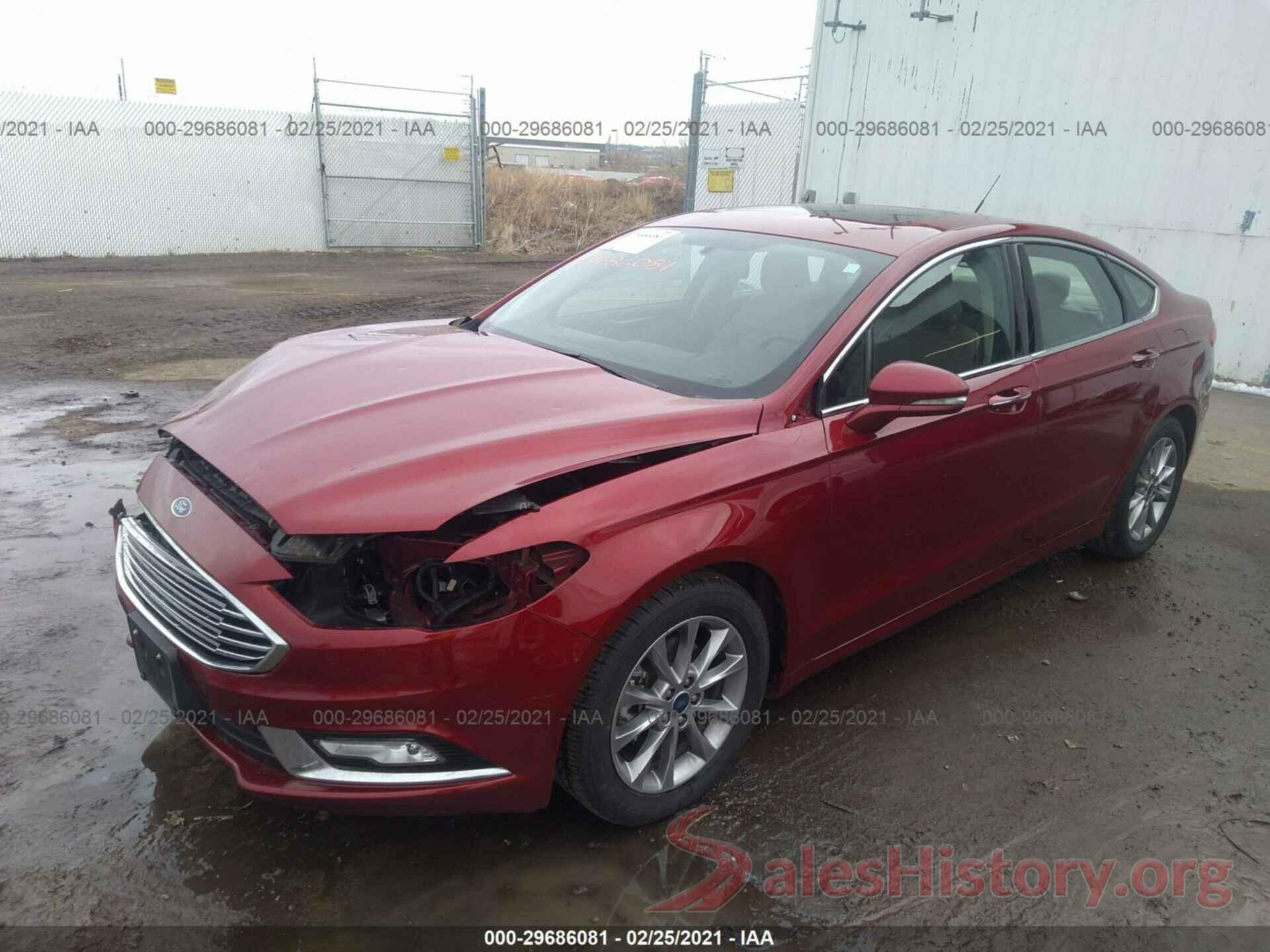 3FA6P0HD8HR305826 2017 FORD FUSION