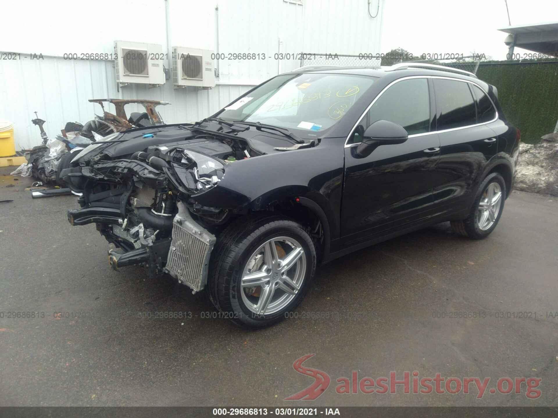 WP1AB2A26HLA52770 2017 PORSCHE CAYENNE