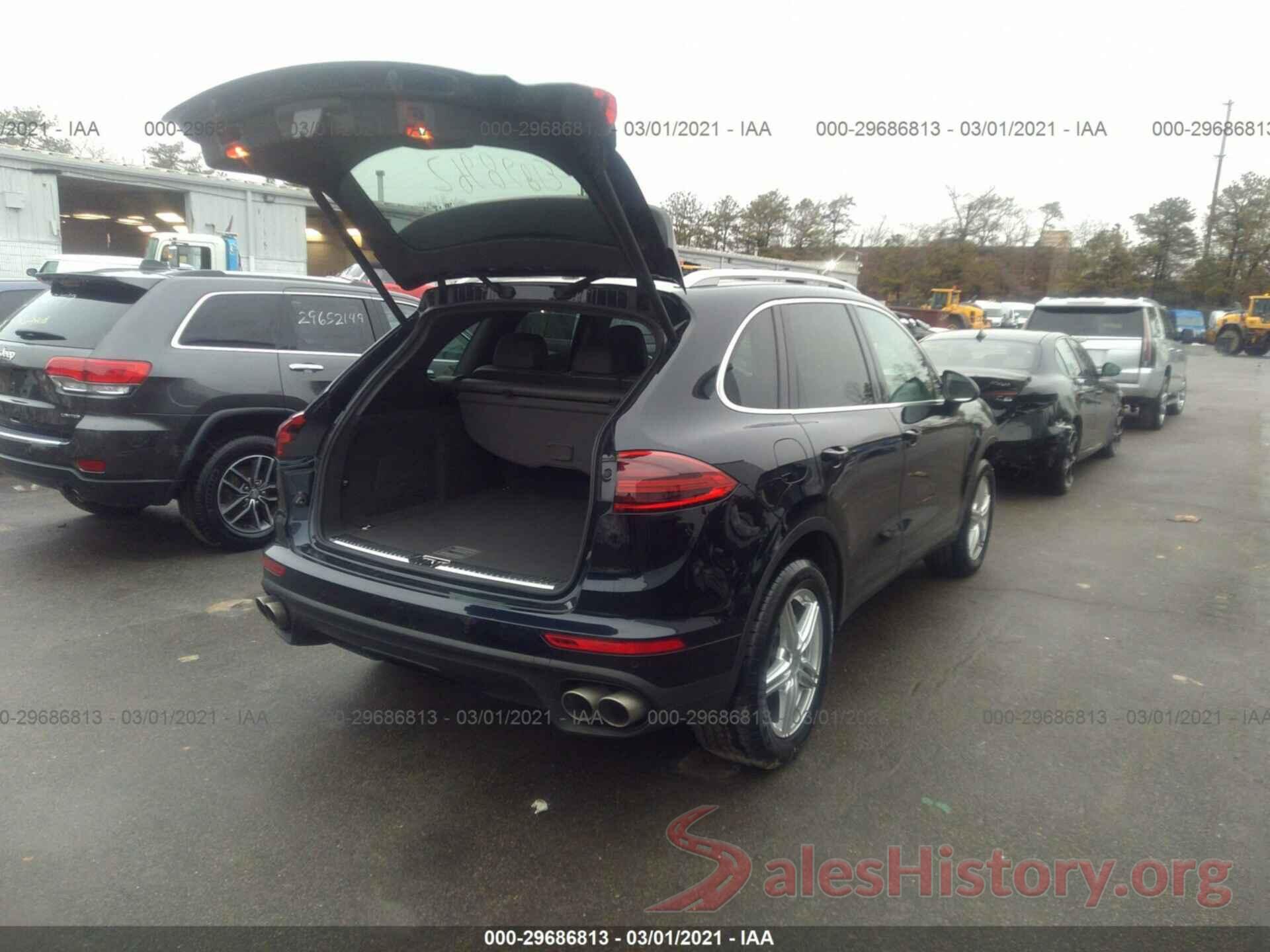 WP1AB2A26HLA52770 2017 PORSCHE CAYENNE