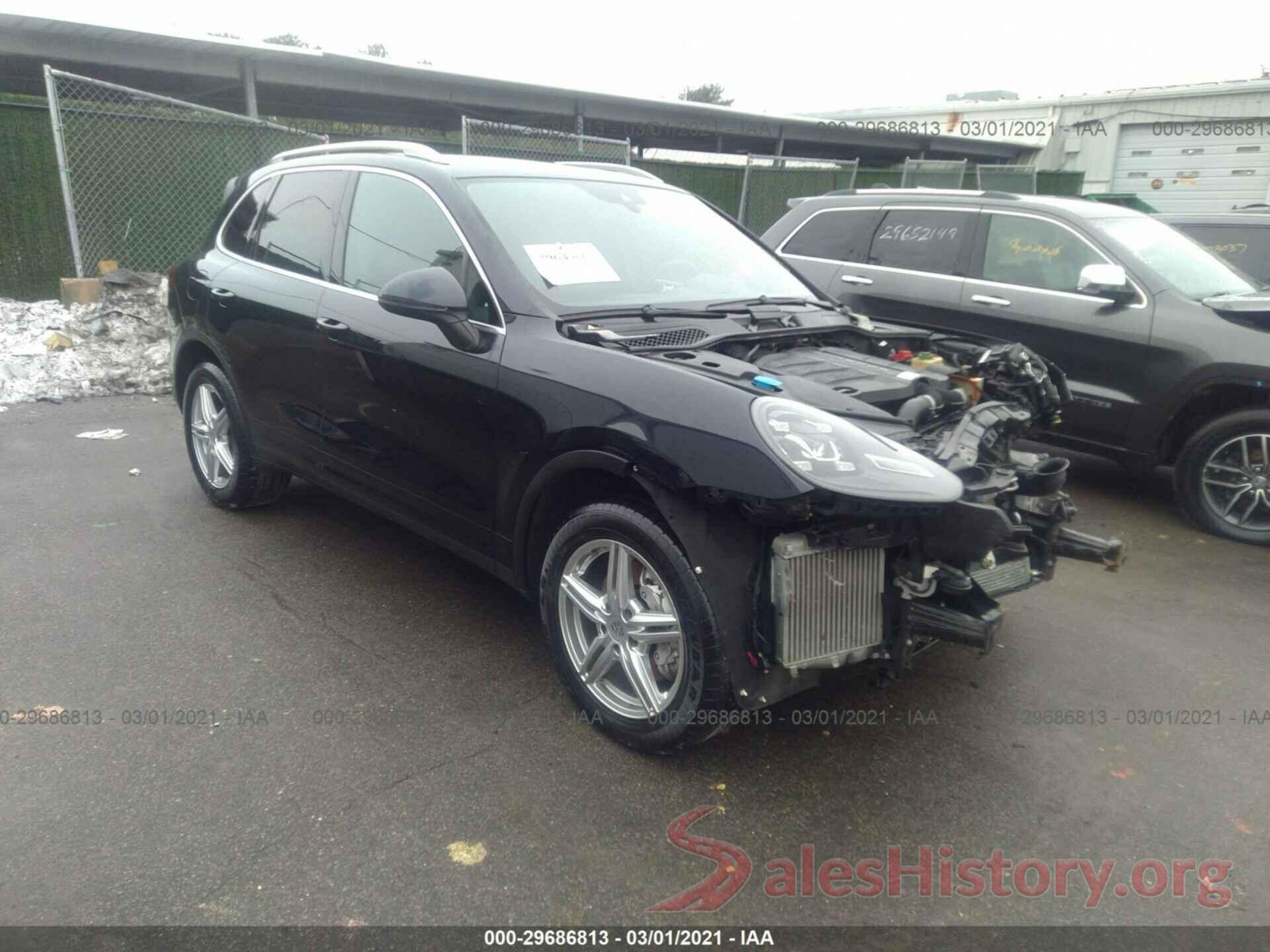 WP1AB2A26HLA52770 2017 PORSCHE CAYENNE