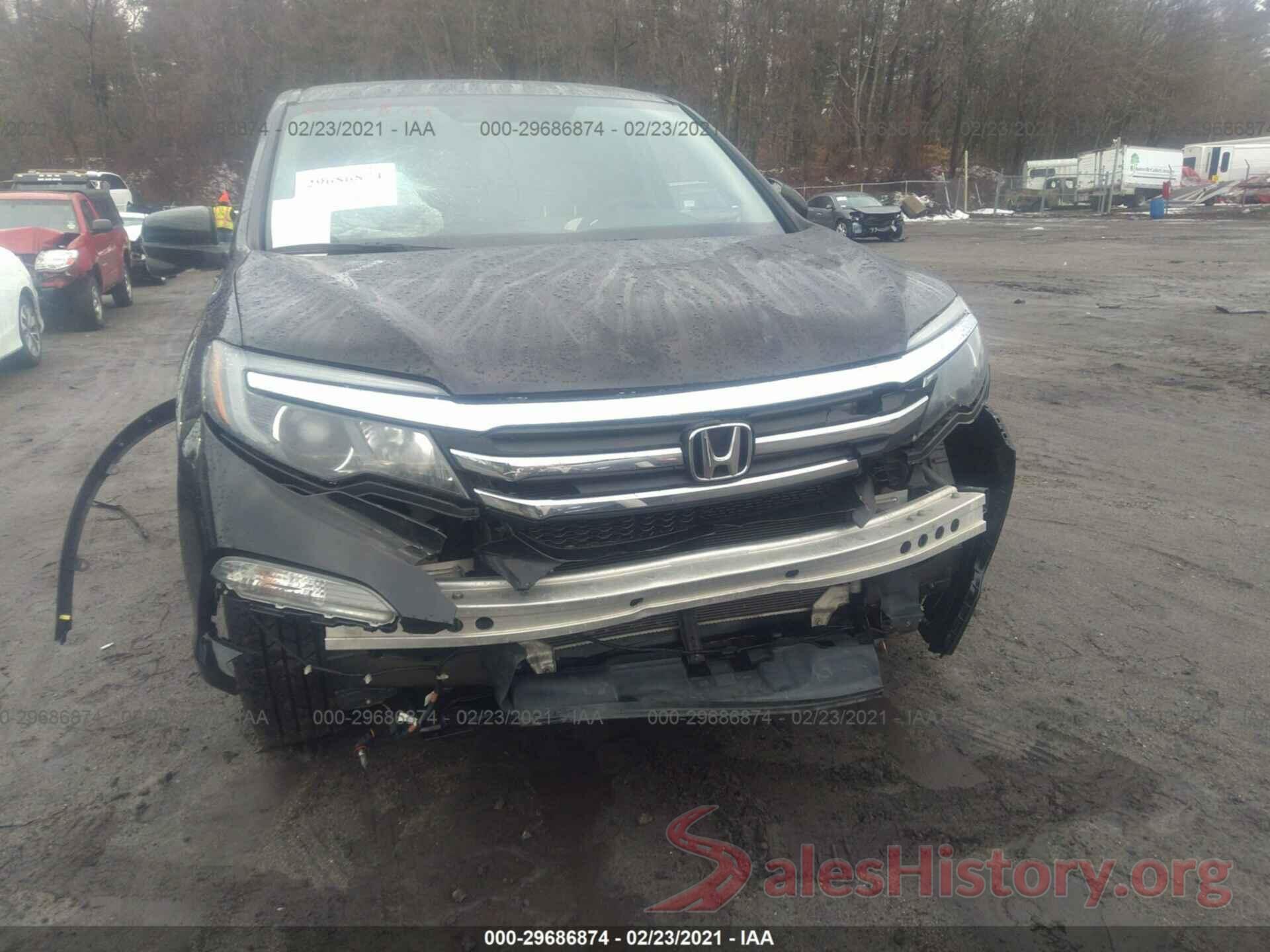 5FNYF6H38GB017398 2016 HONDA PILOT