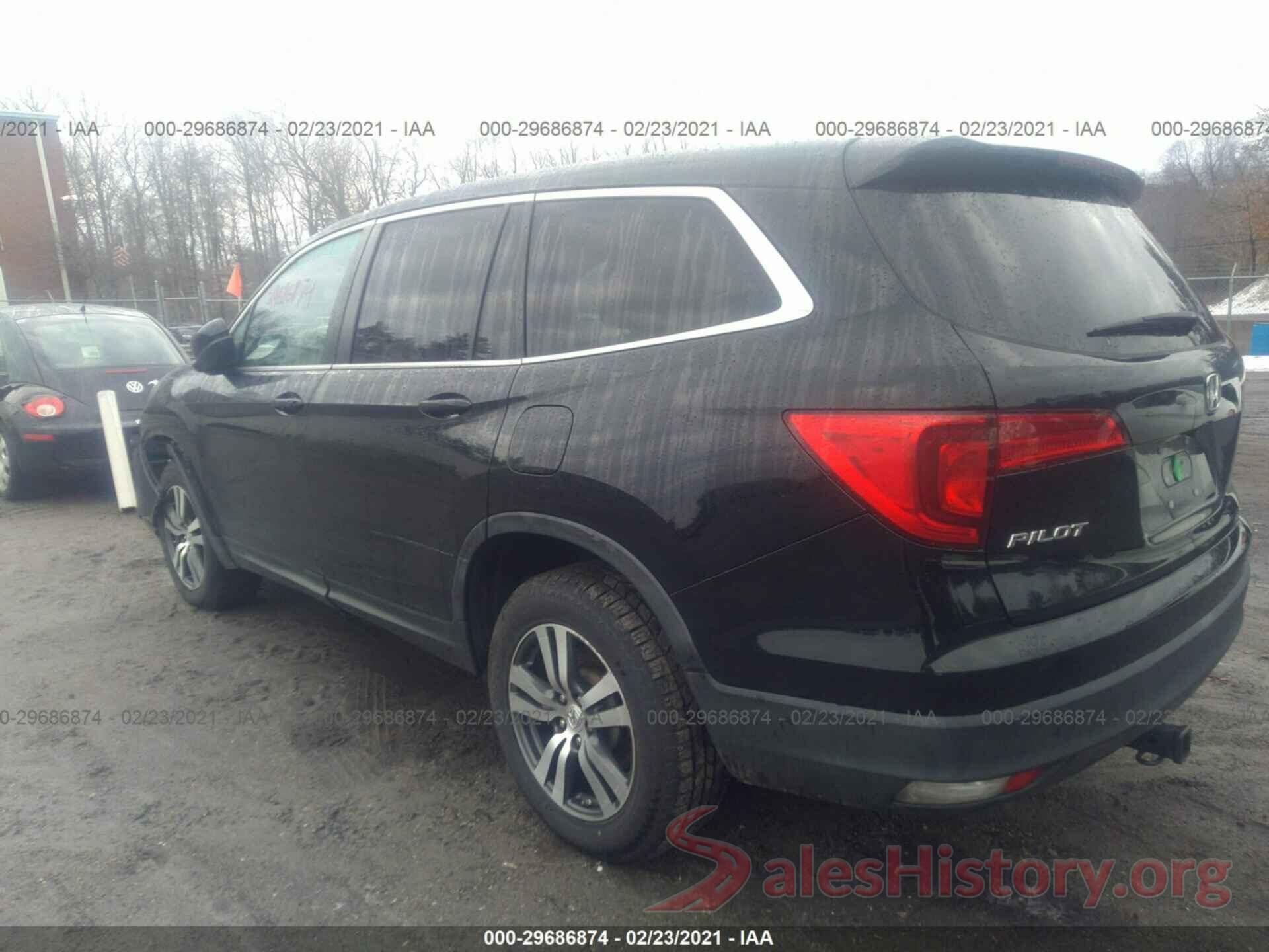 5FNYF6H38GB017398 2016 HONDA PILOT