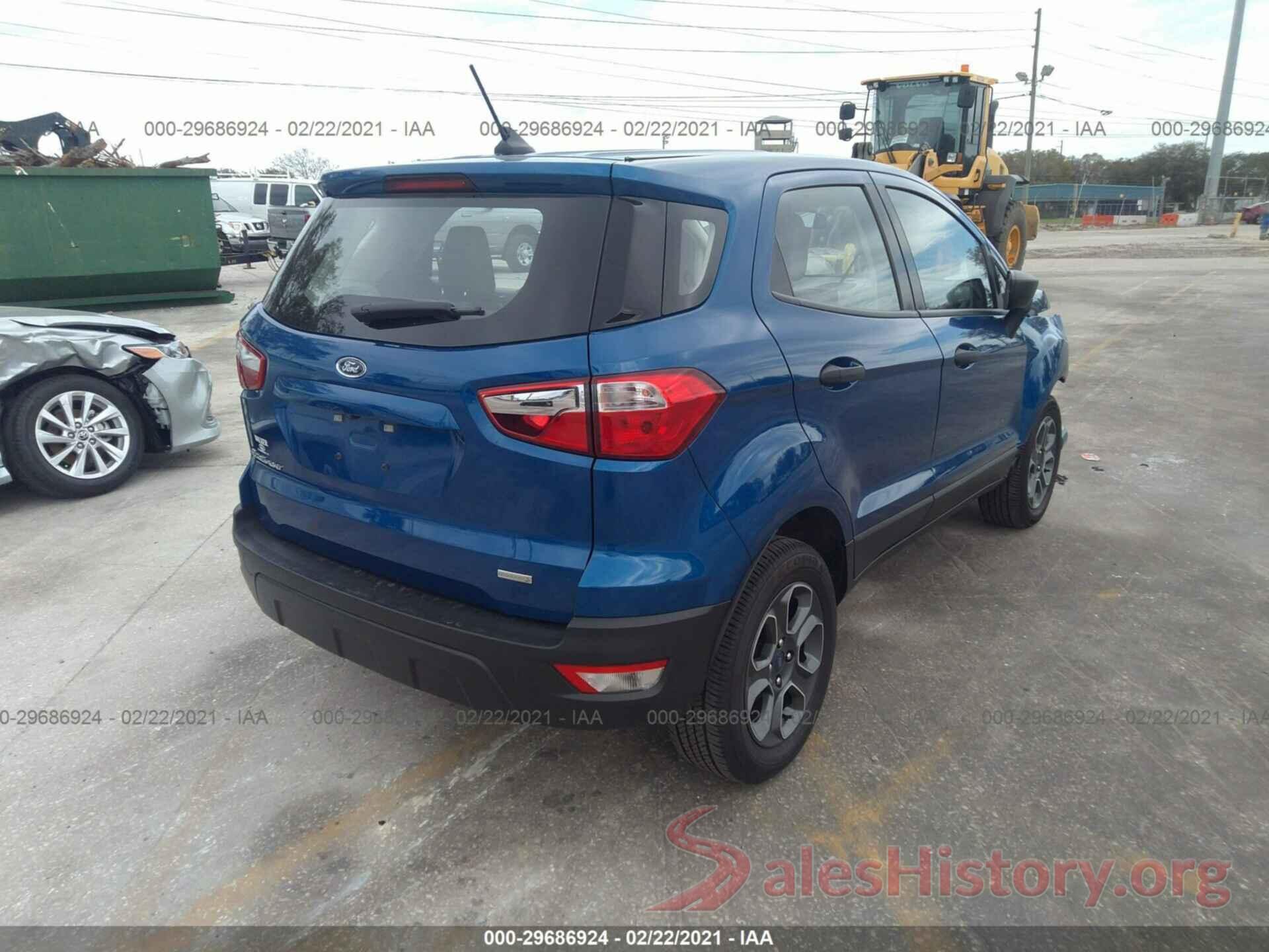 MAJ3S2FE1LC379086 2020 FORD ECOSPORT