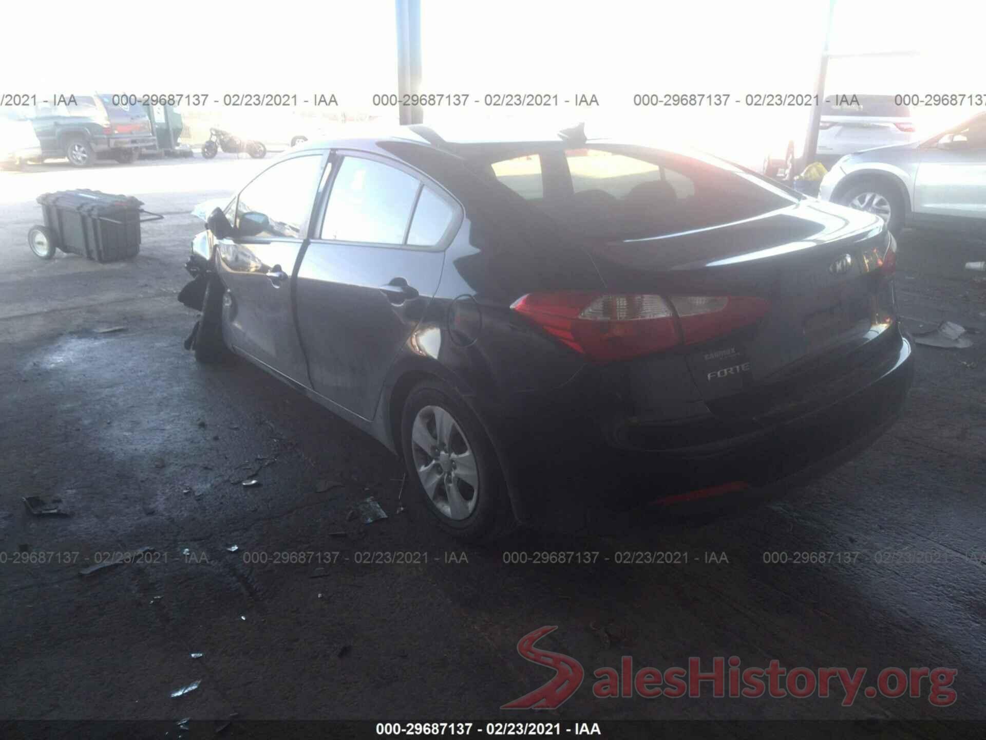 KNAFX4A64G5497435 2016 KIA FORTE