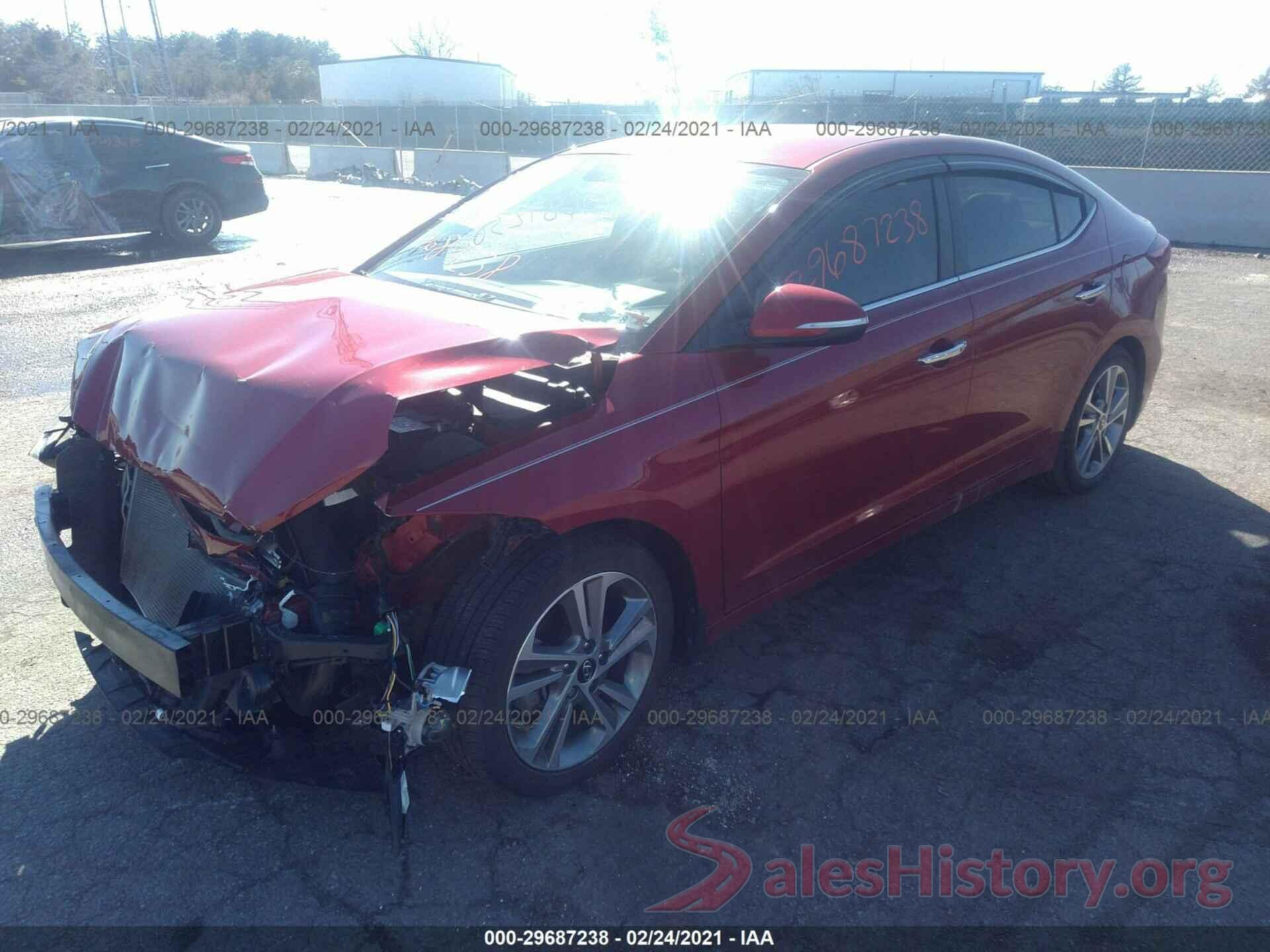 KMHD84LF6HU263742 2017 HYUNDAI ELANTRA