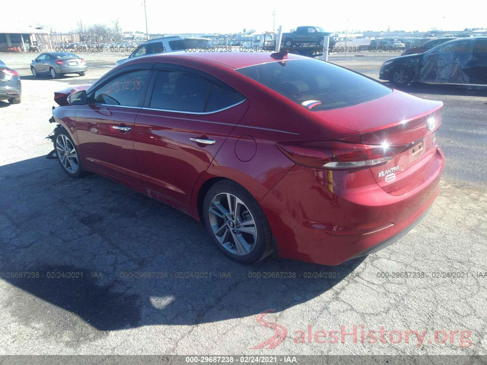 KMHD84LF6HU263742 2017 HYUNDAI ELANTRA